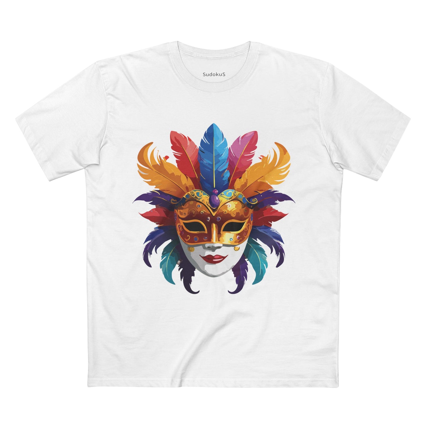 Mask Shirt, Shirt with Face - SudokuS