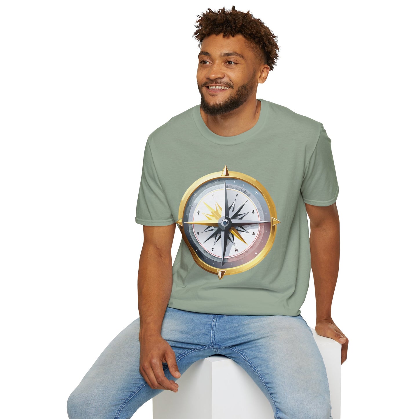 Compass T Shirt, Compass Shirt, Shirt with Compass, Navigator Shirt