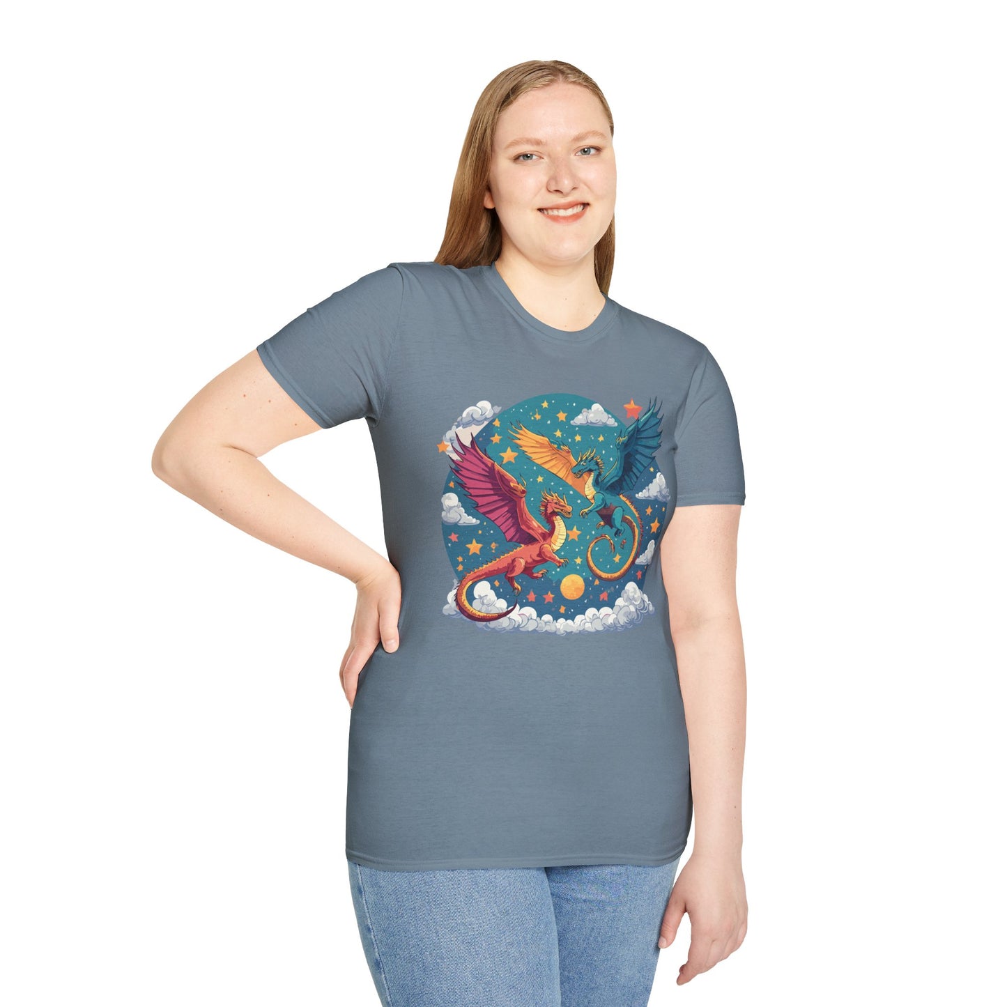 Dragon T Shirt, Dragon Shirt, Shirt with Animals, Animal Shirt