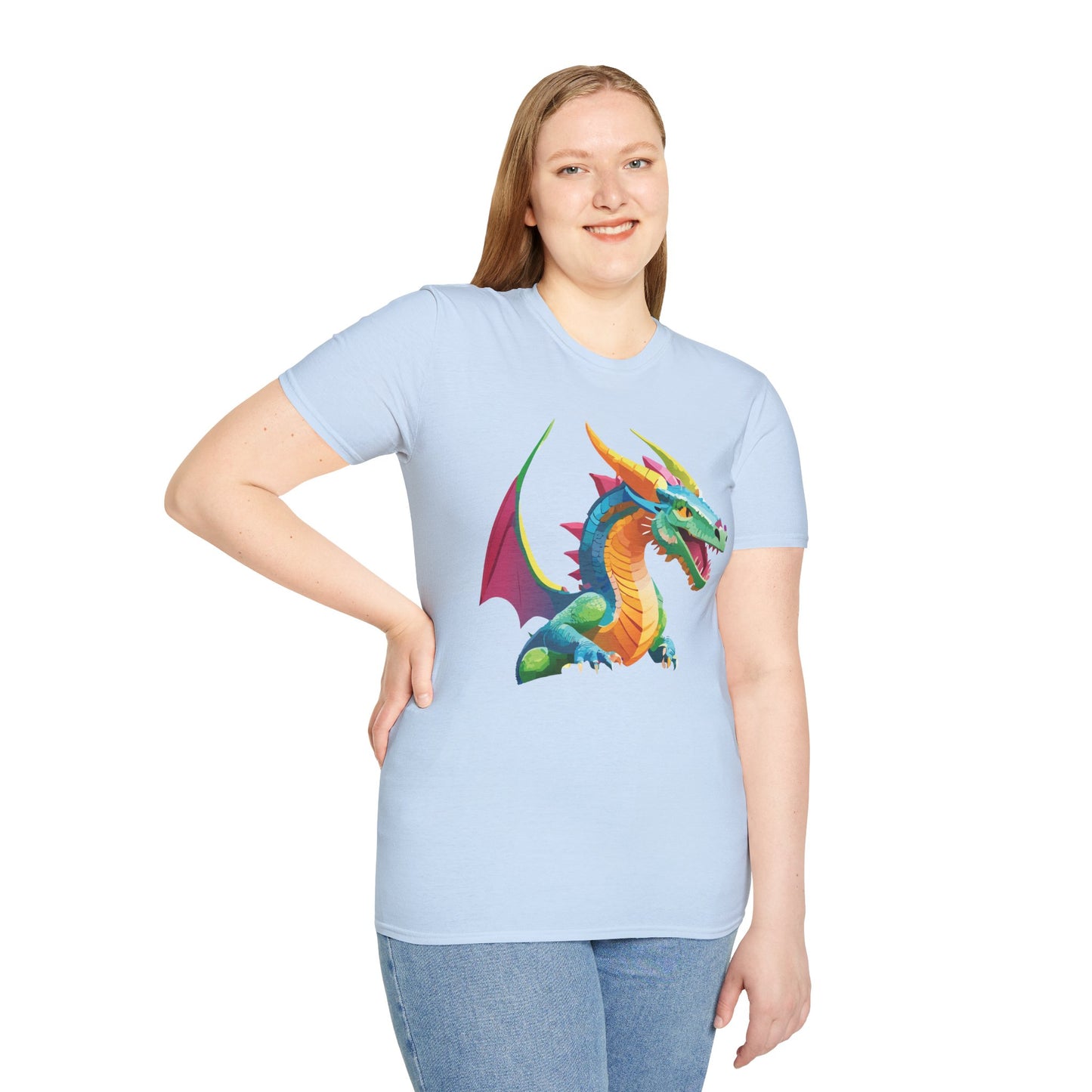 Dragon T Shirt, Dragon Shirt, Shirt with Animals, Animal Shirt