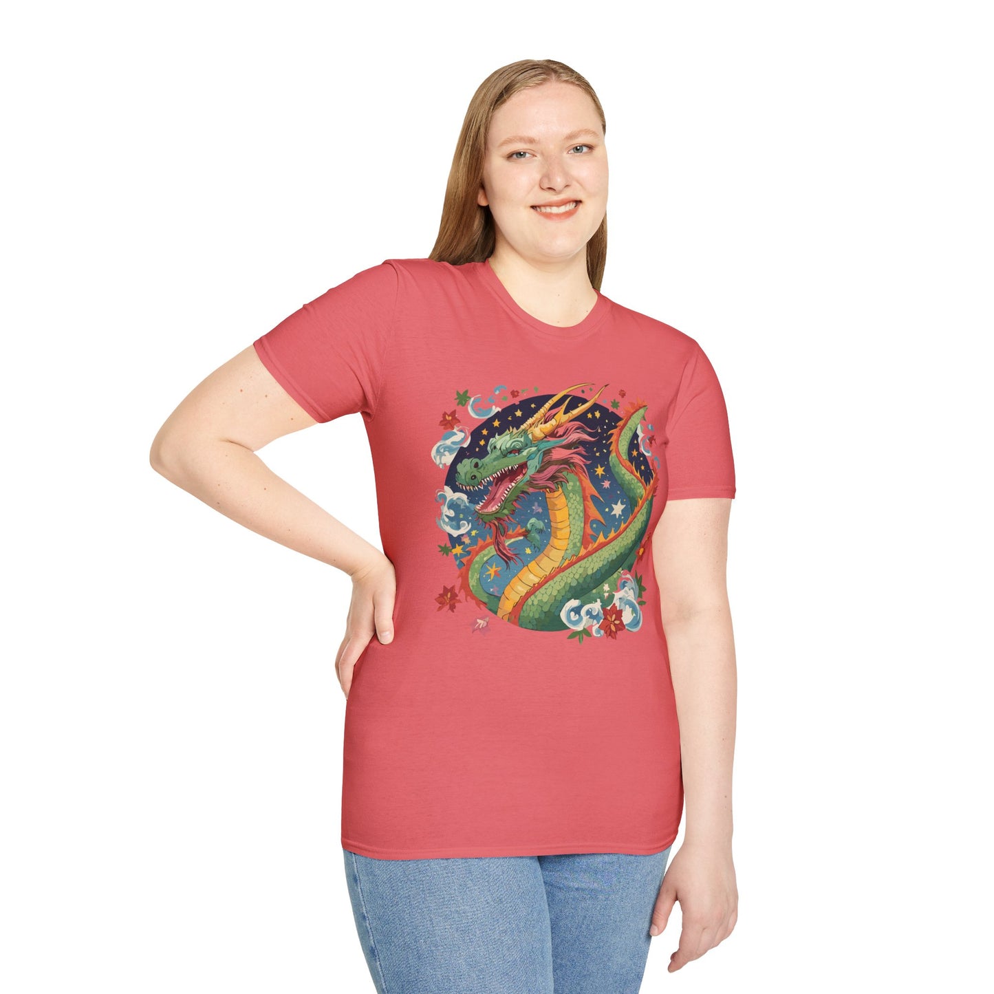 Dragon T Shirt, Dragon Shirt, Shirt with Animals, Animal Shirt