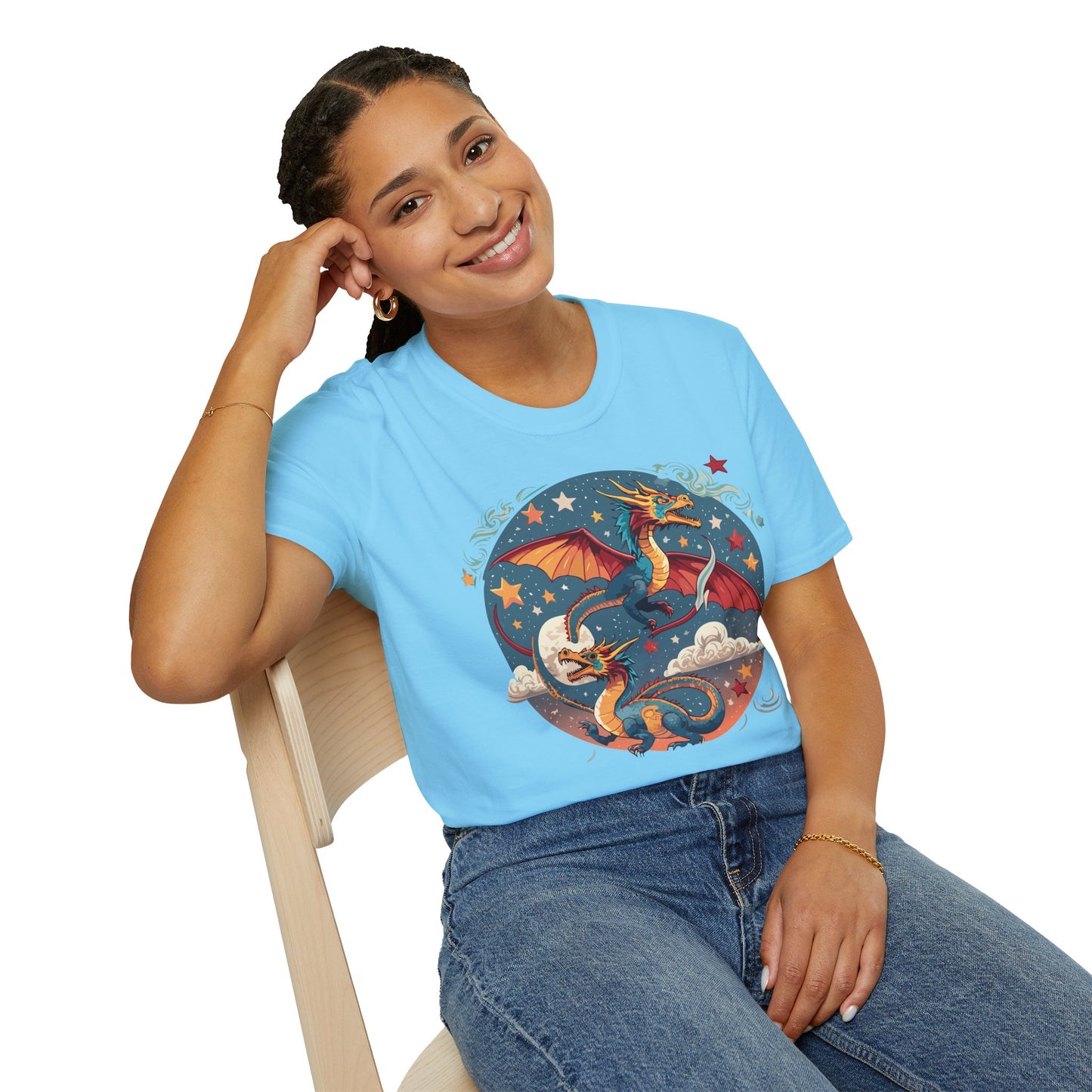 Dragon T Shirt, Dragon Shirt, Shirt with Animals, Animal Shirt
