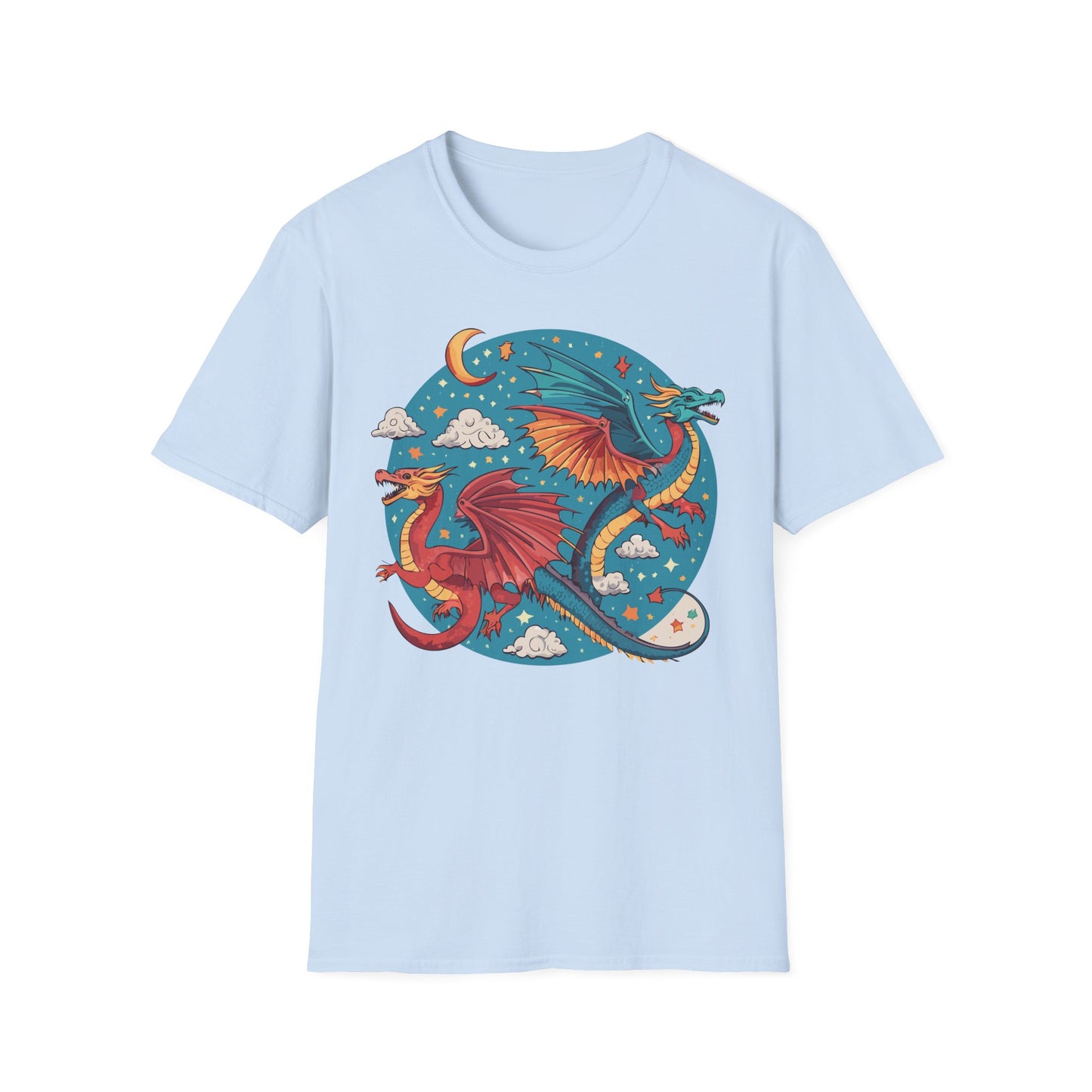 Dragon T Shirt, Dragon Shirt, Shirt with Animals, Animal Shirt
