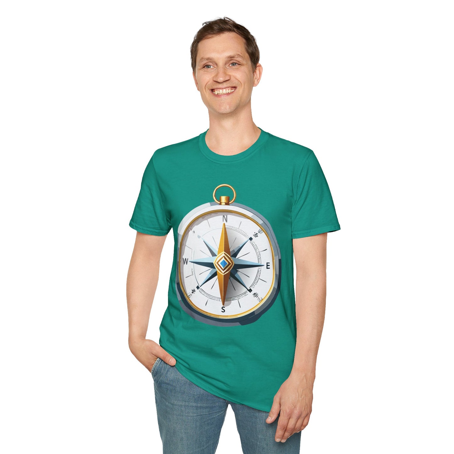 Compass T Shirt, Compass Shirt, Shirt with Compass, Navigator Shirt