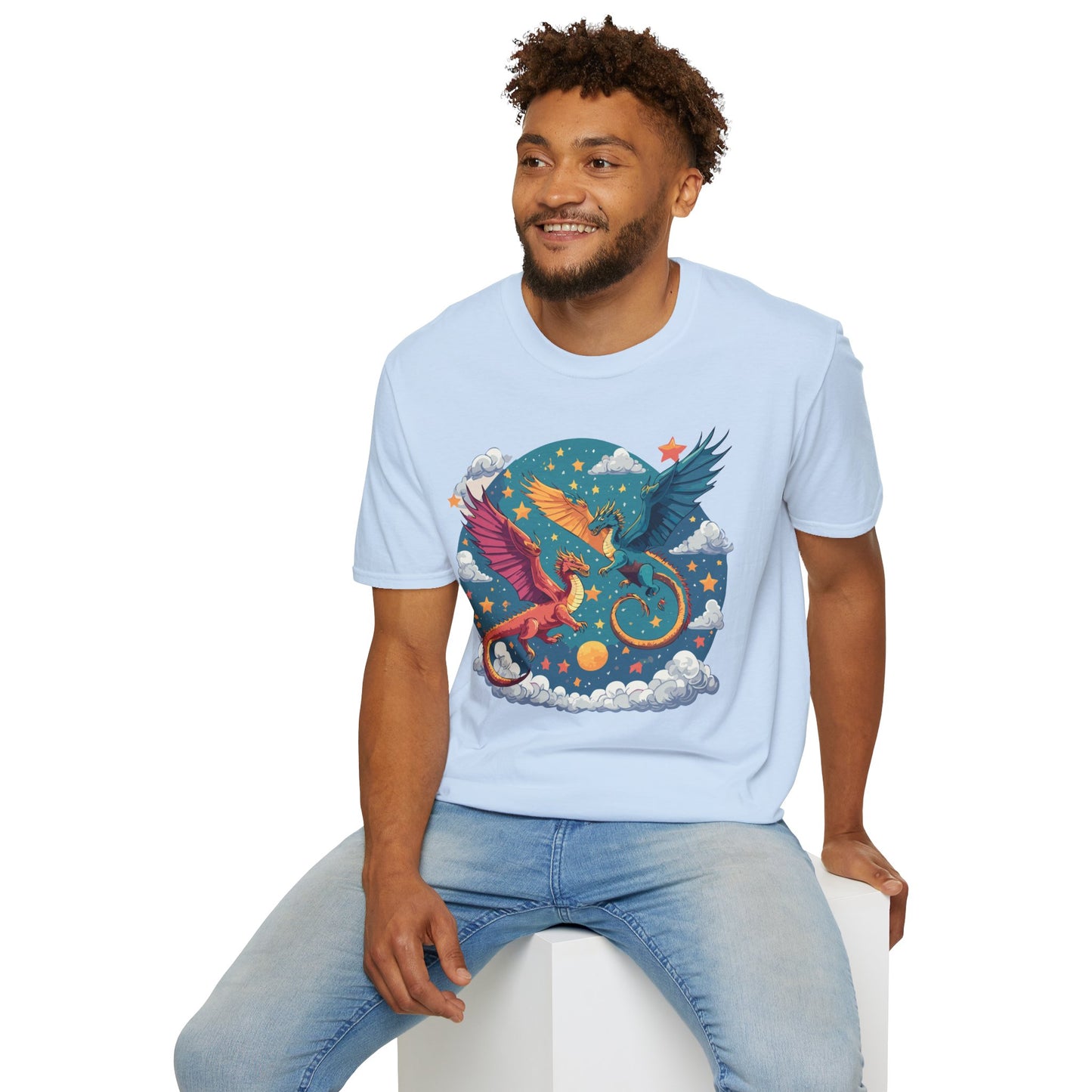 Dragon T Shirt, Dragon Shirt, Shirt with Animals, Animal Shirt