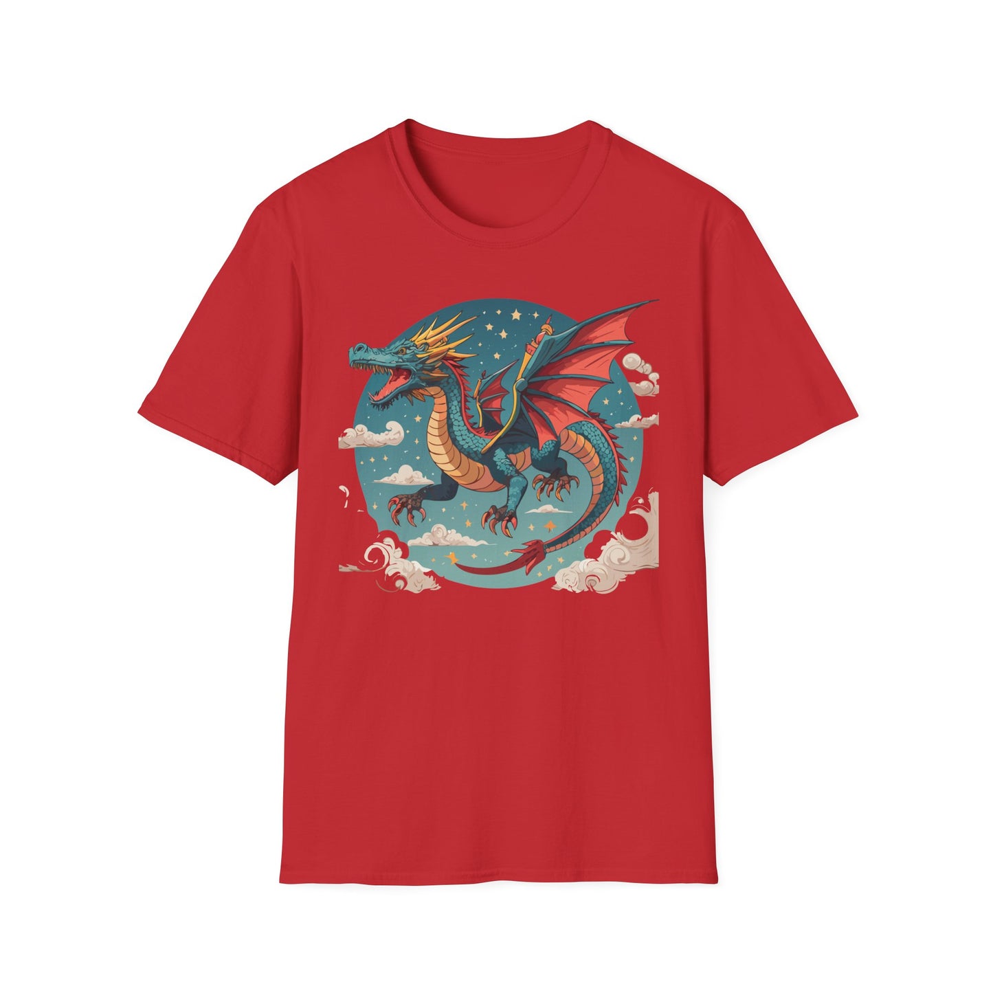 Dragon T Shirt, Dragon Shirt, Shirt with Animals, Animal Shirt