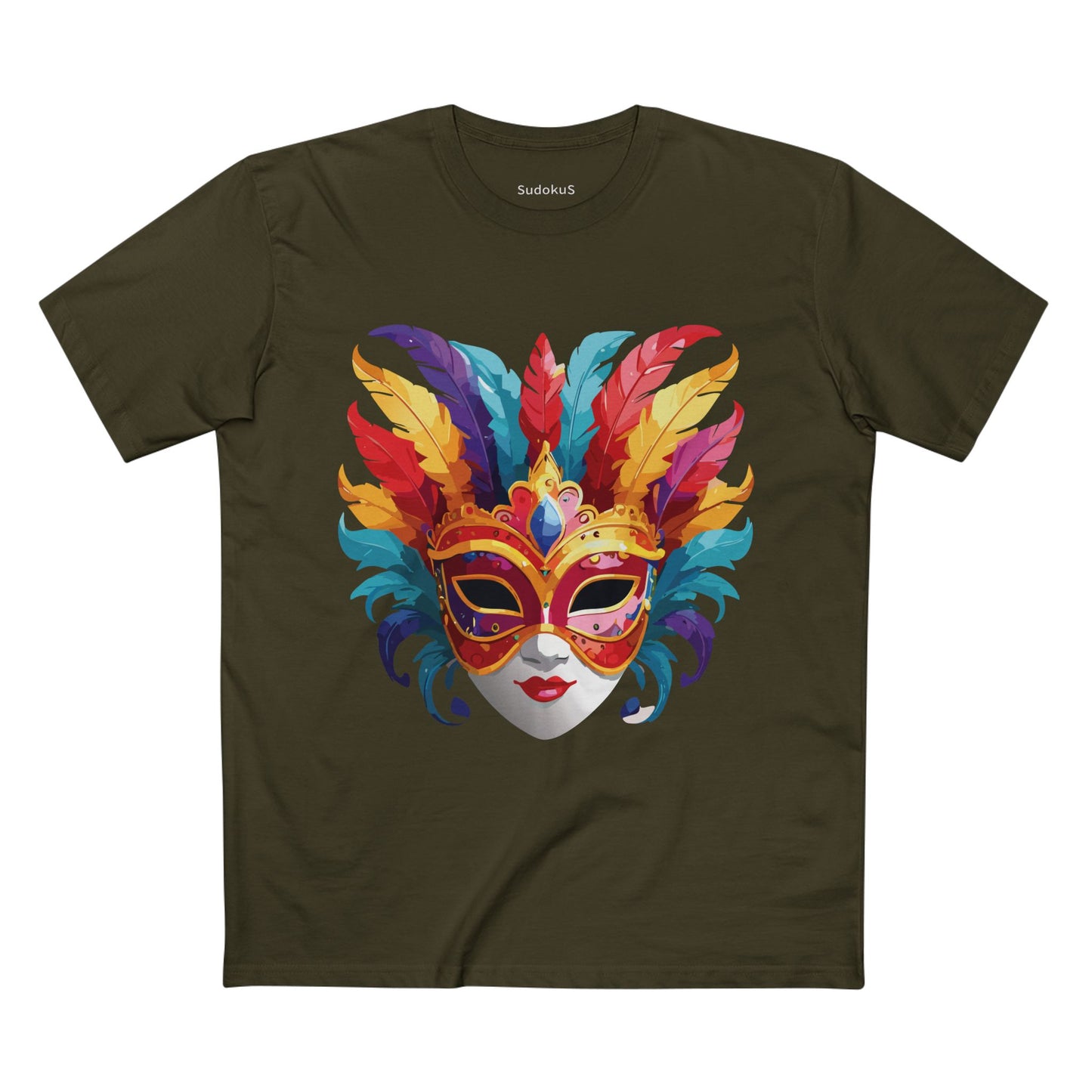Mask Shirt, Shirt with Face - SudokuS