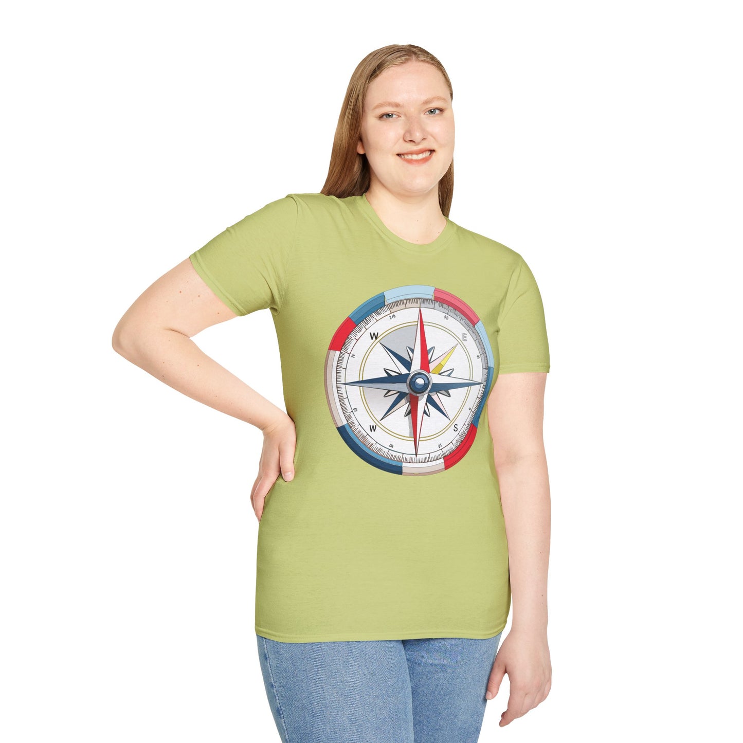 Compass T Shirt, Compass Shirt, Shirt with Compass, Navigator Shirt