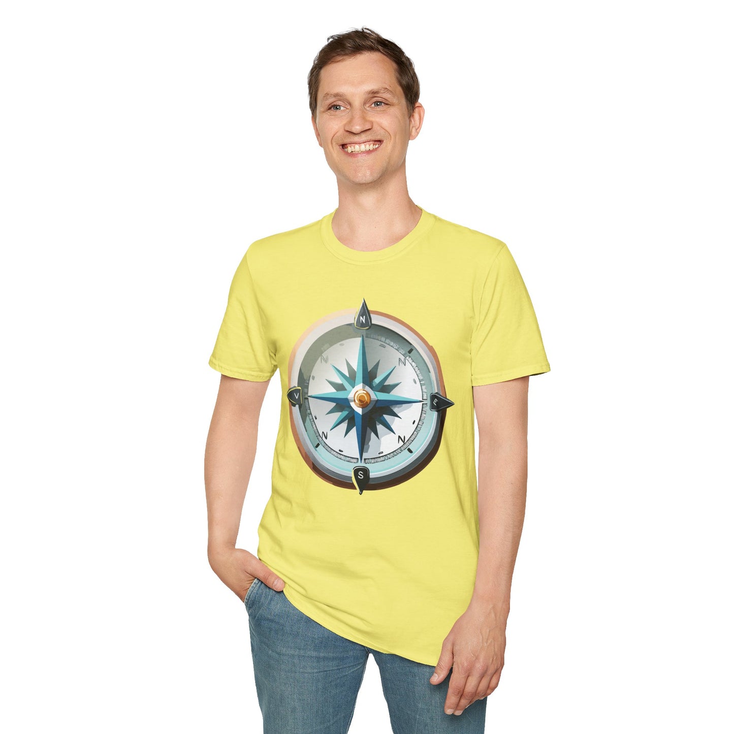 Compass T Shirt, Compass Shirt, Shirt with Compass, Navigator Shirt