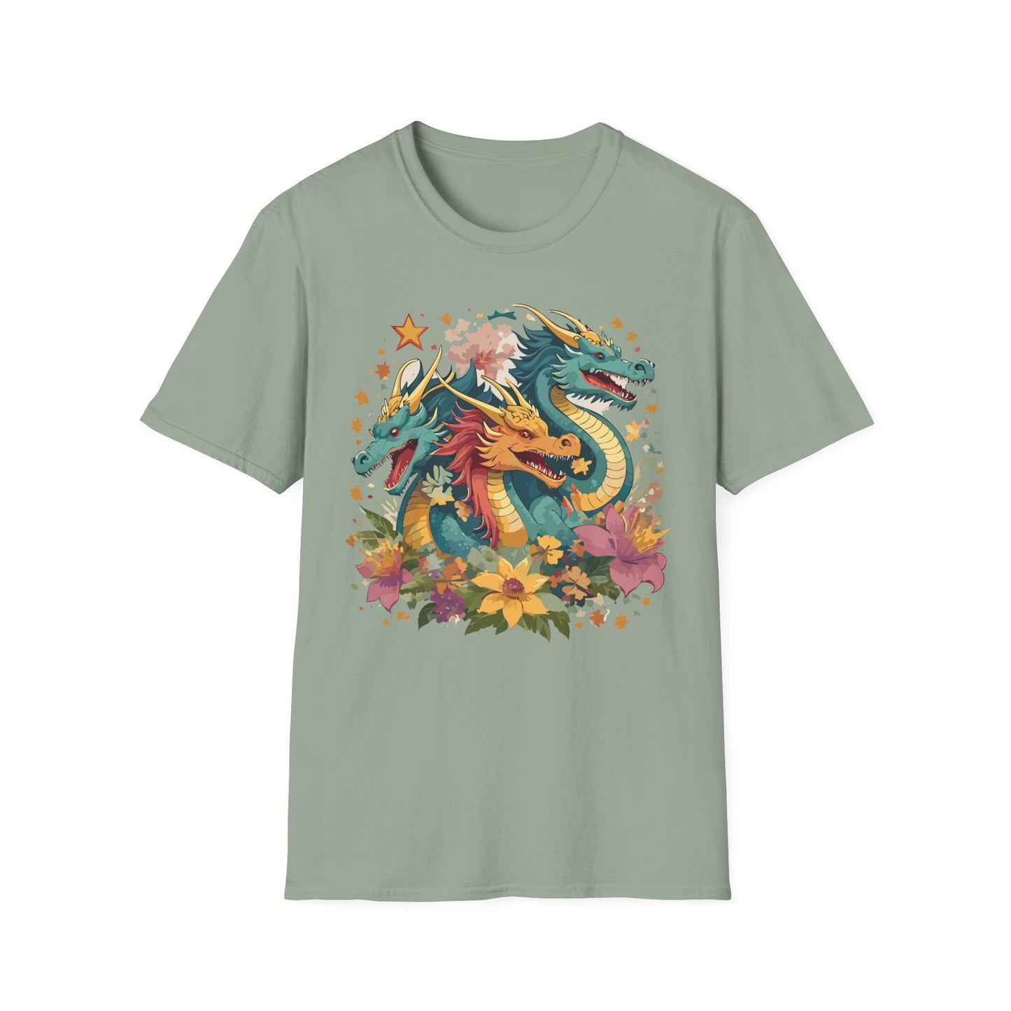 Dragon T Shirt, Dragon Shirt, Shirt with Animals, Animal Shirt
