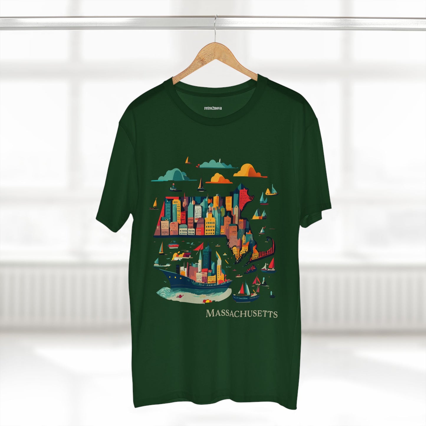 US State Shirts, Massachusetts Shirt