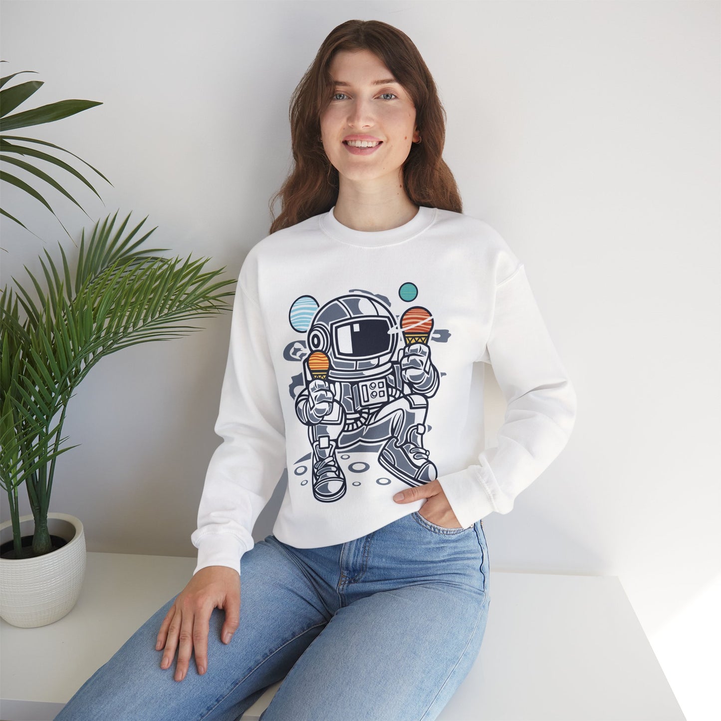 Space Shuttle Sweatshirt, Cosmic Sweatshirt, Astronaut Sweatshirt, Space Cosmic Sweatshirt