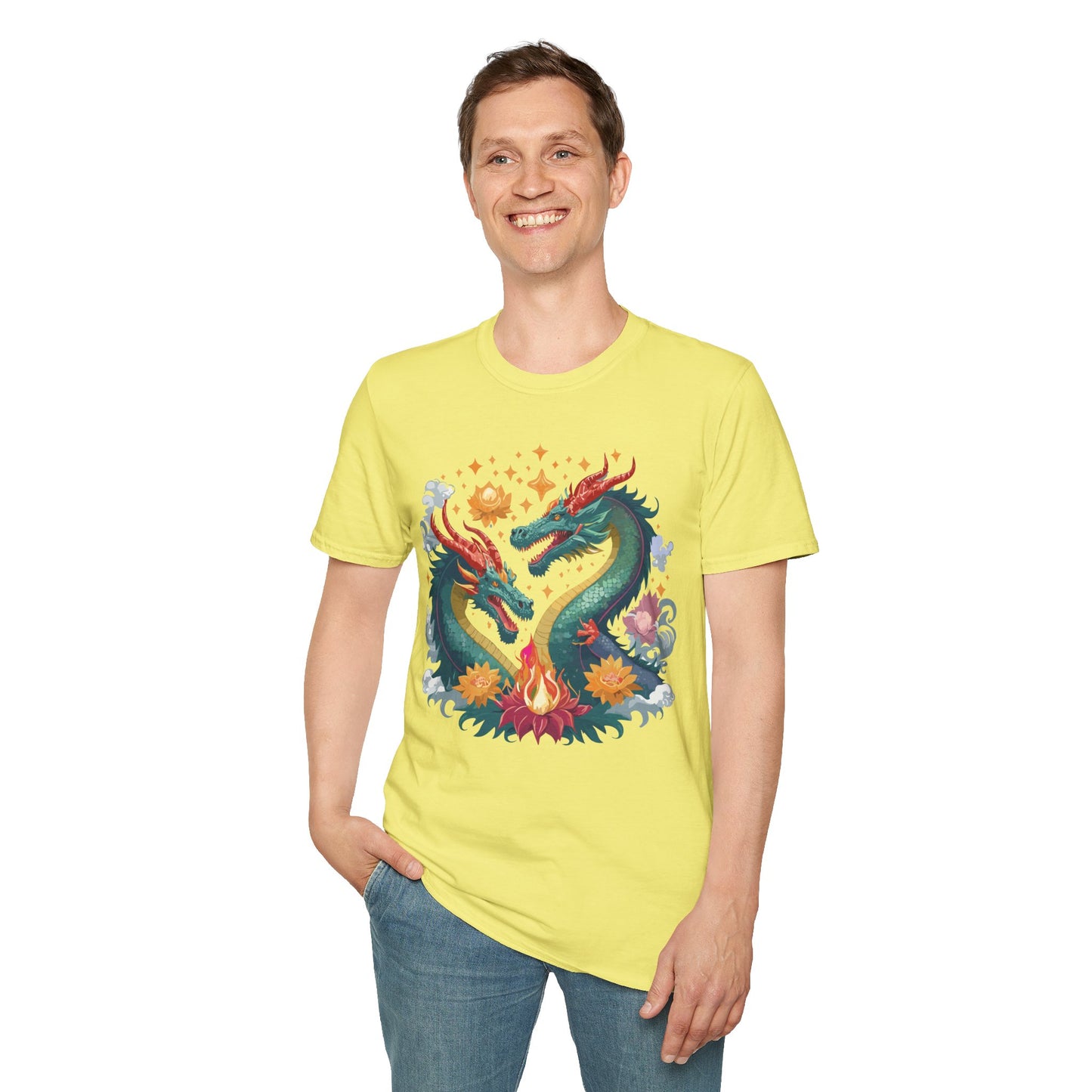 Dragon T Shirt, Dragon Shirt, Shirt with Animals, Animal Shirt