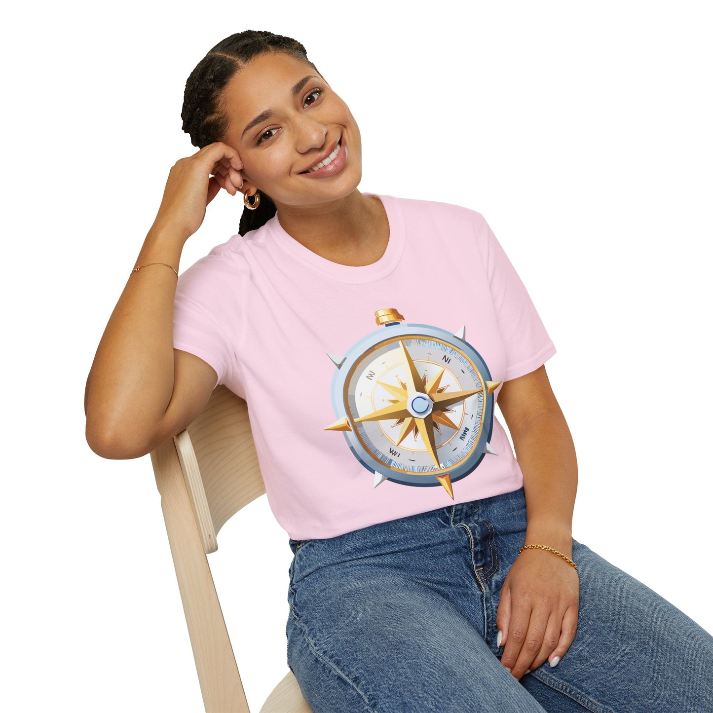 Compass T Shirt, Compass Shirt, Shirt with Compass, Navigator Shirt