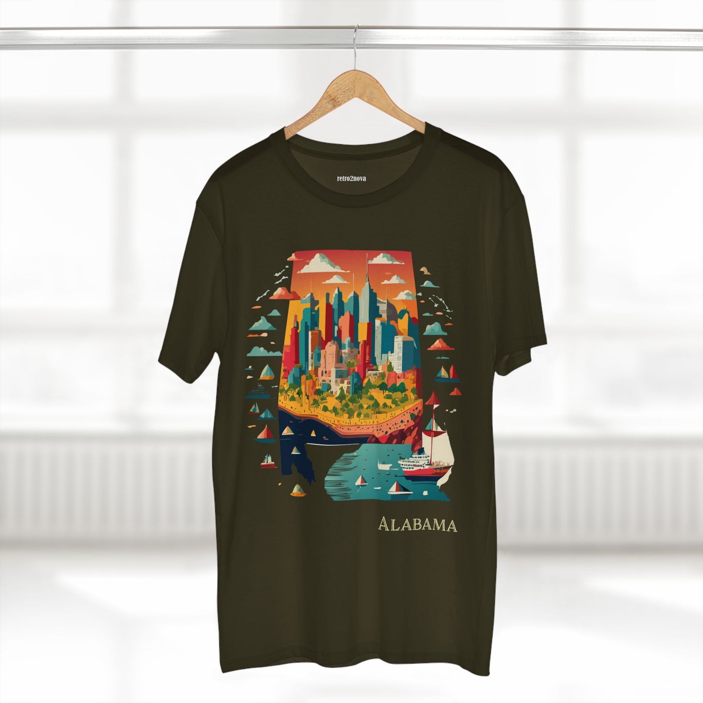 US State Shirts, Alabama Shirt