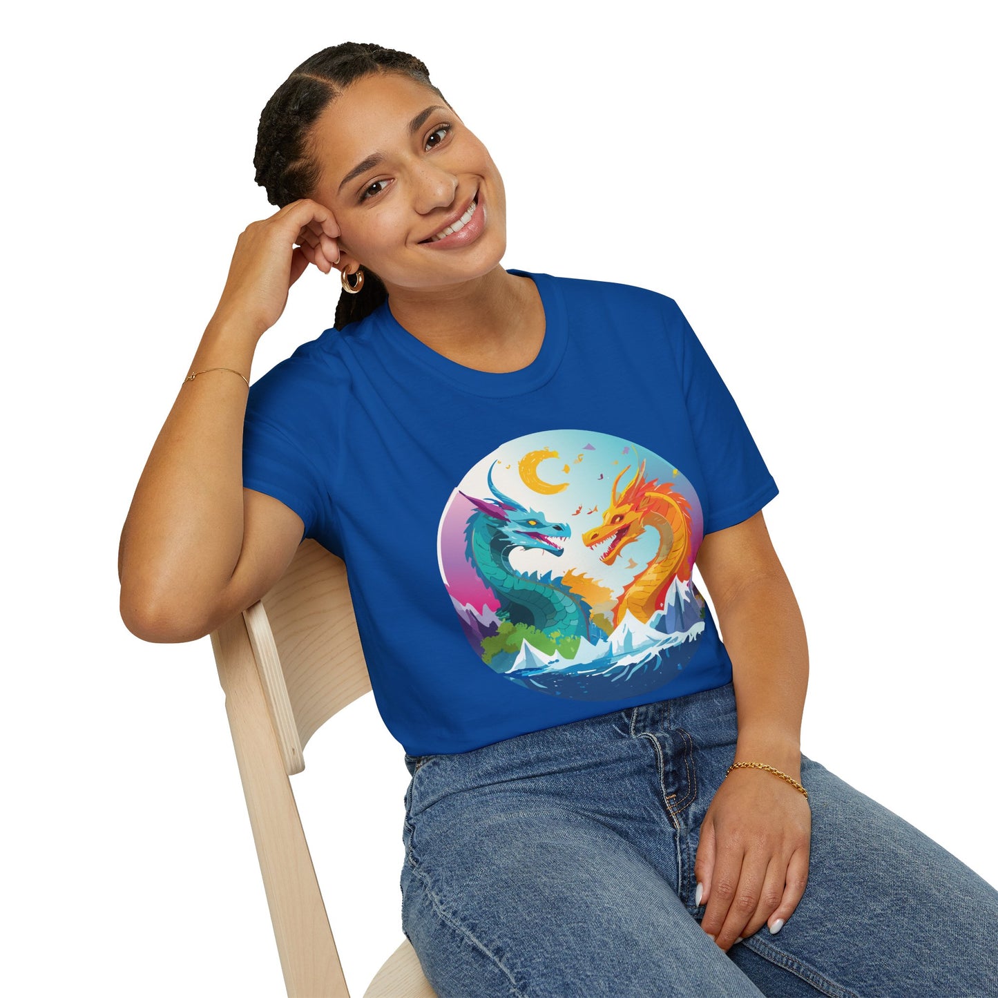 Dragon T Shirt, Dragon Shirt, Shirt with Animals, Animal Shirt