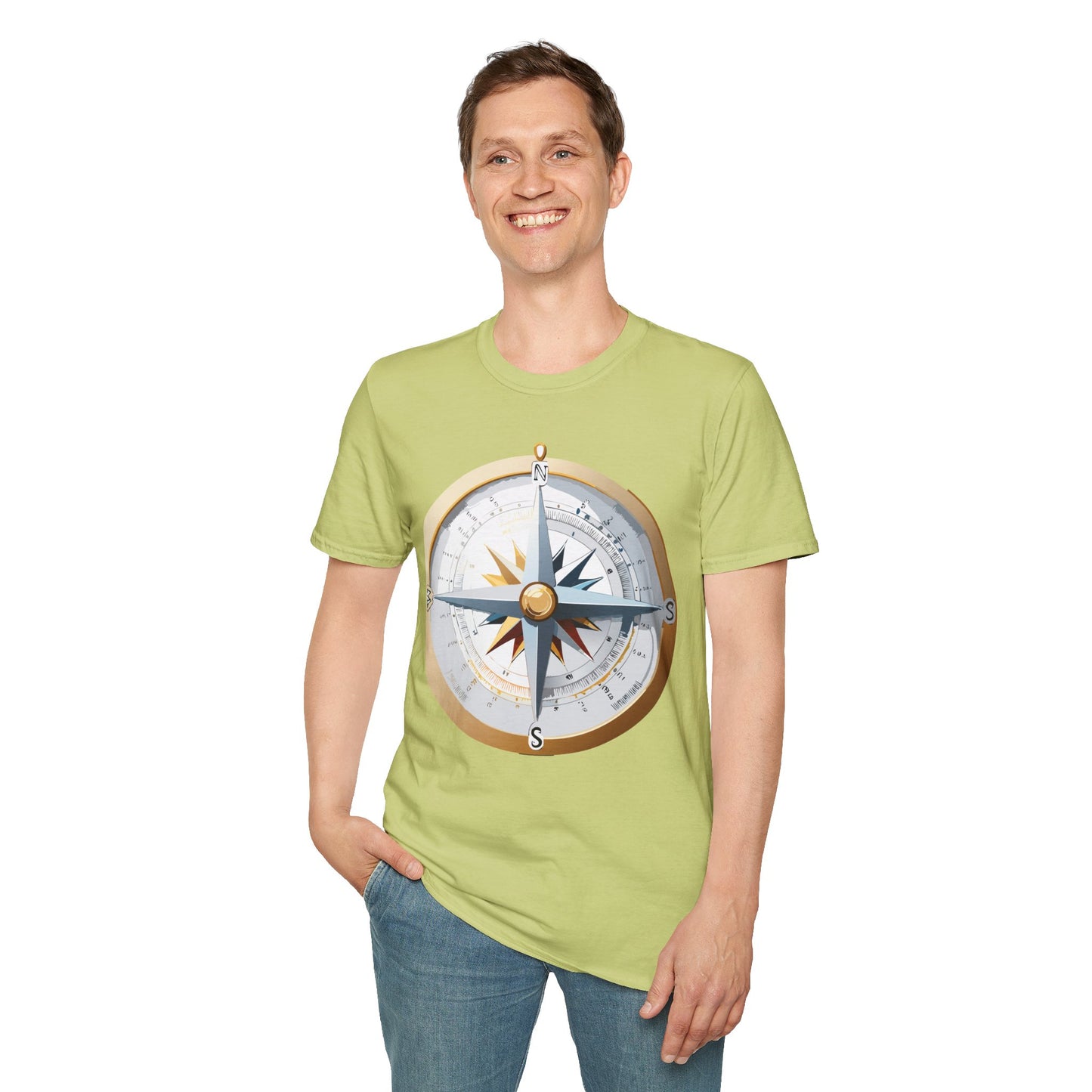 Compass T Shirt, Compass Shirt, Shirt with Compass, Navigator Shirt