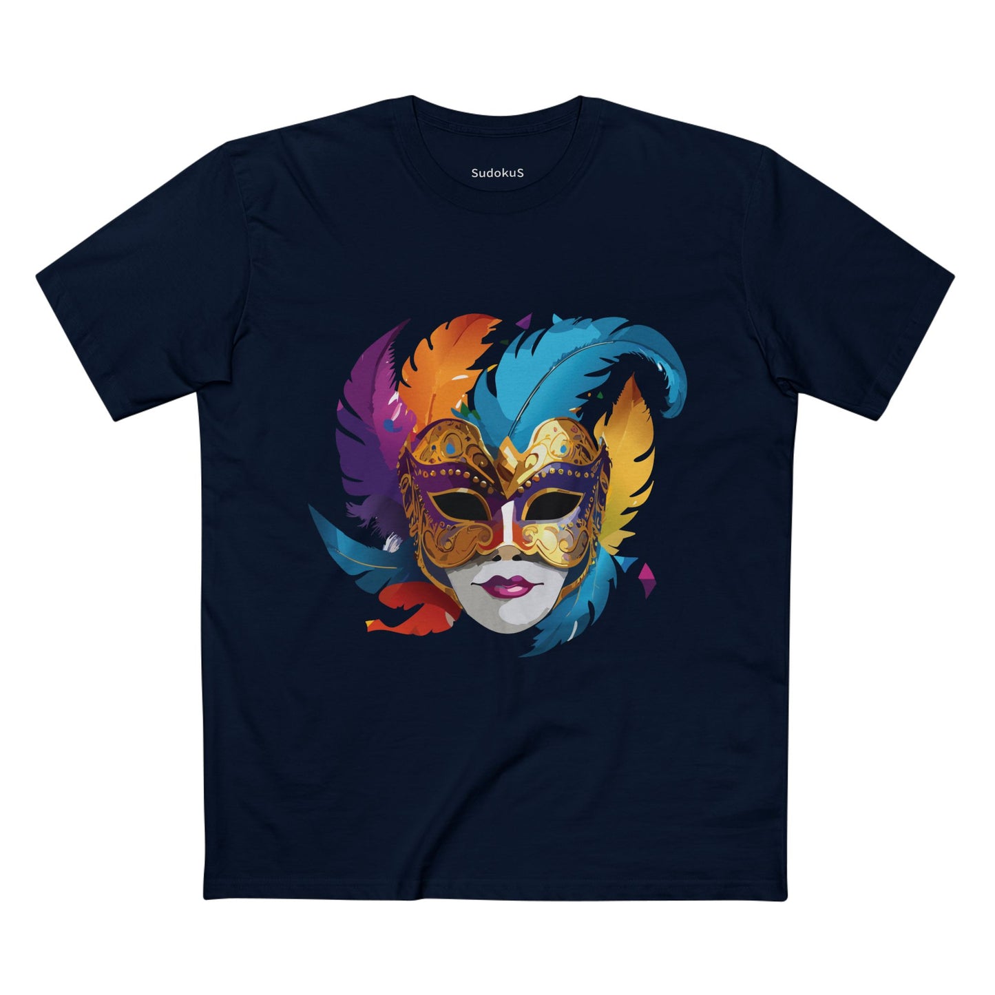 Mask Shirt, Shirt with Face - SudokuS