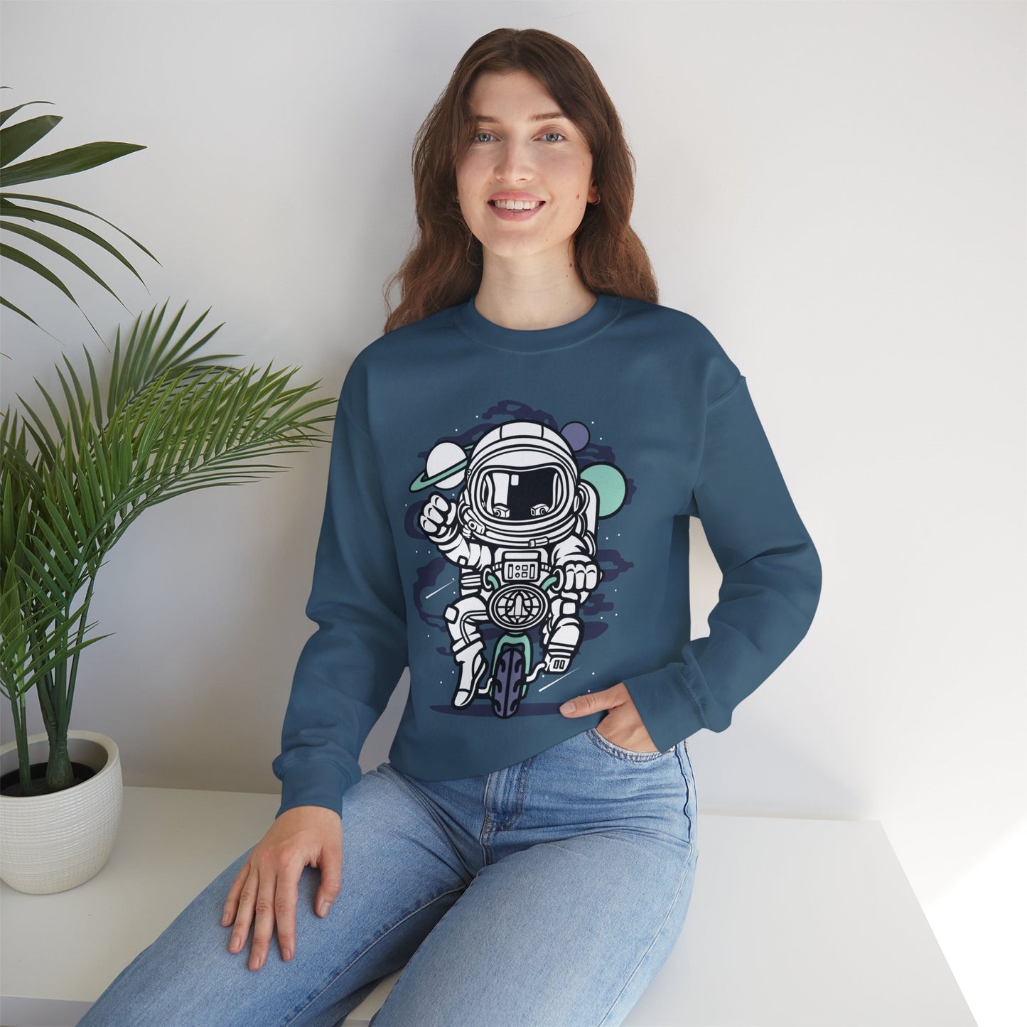 Space Shuttle Sweatshirt, Cosmic Sweatshirt, Astronaut Sweatshirt, Space Cosmic Sweatshirt
