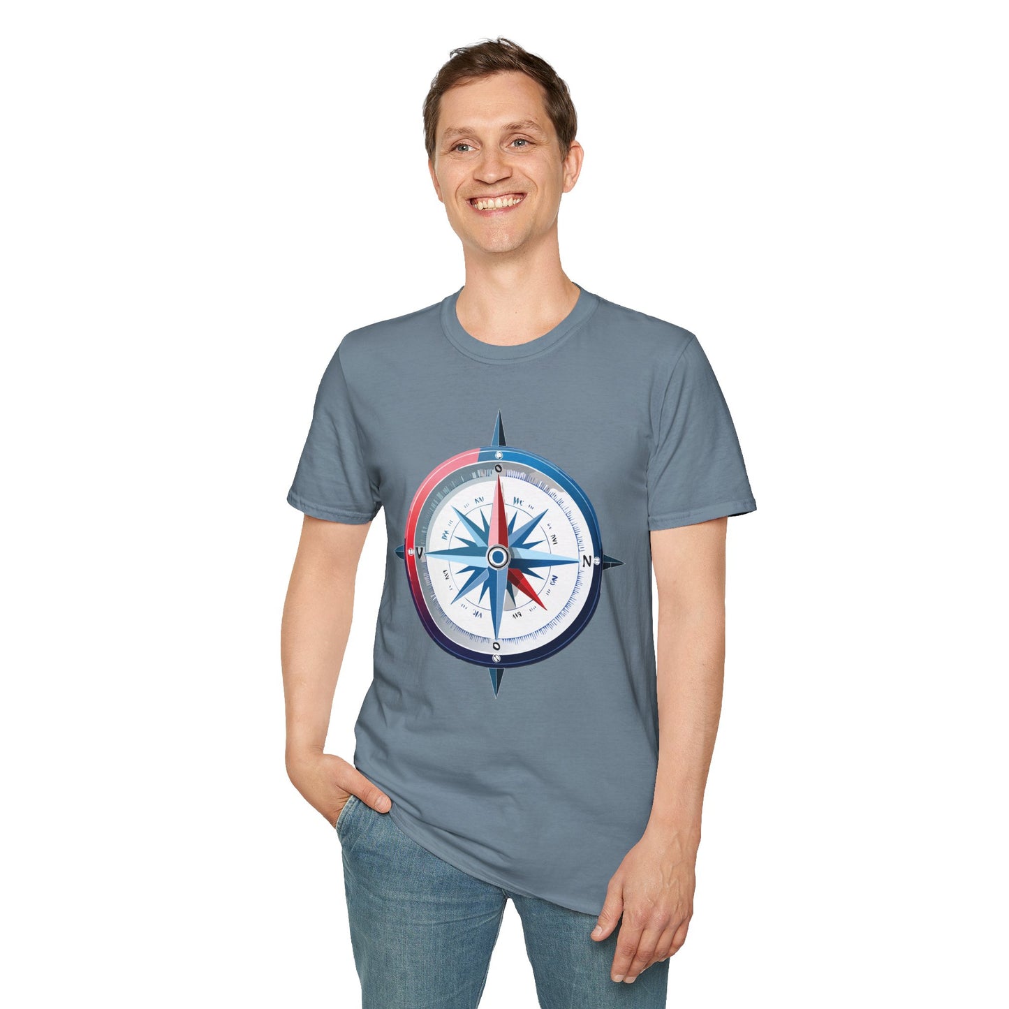 Compass T Shirt, Compass Shirt, Shirt with Compass, Navigator Shirt