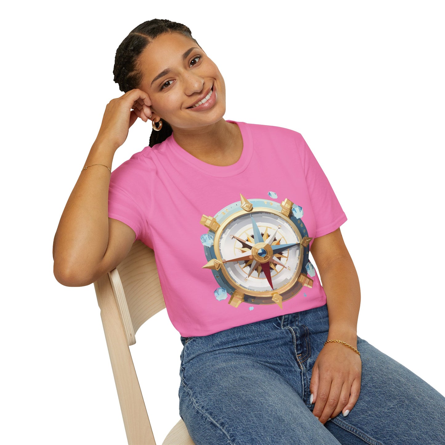 Compass T Shirt, Compass Shirt, Shirt with Compass, Navigator Shirt