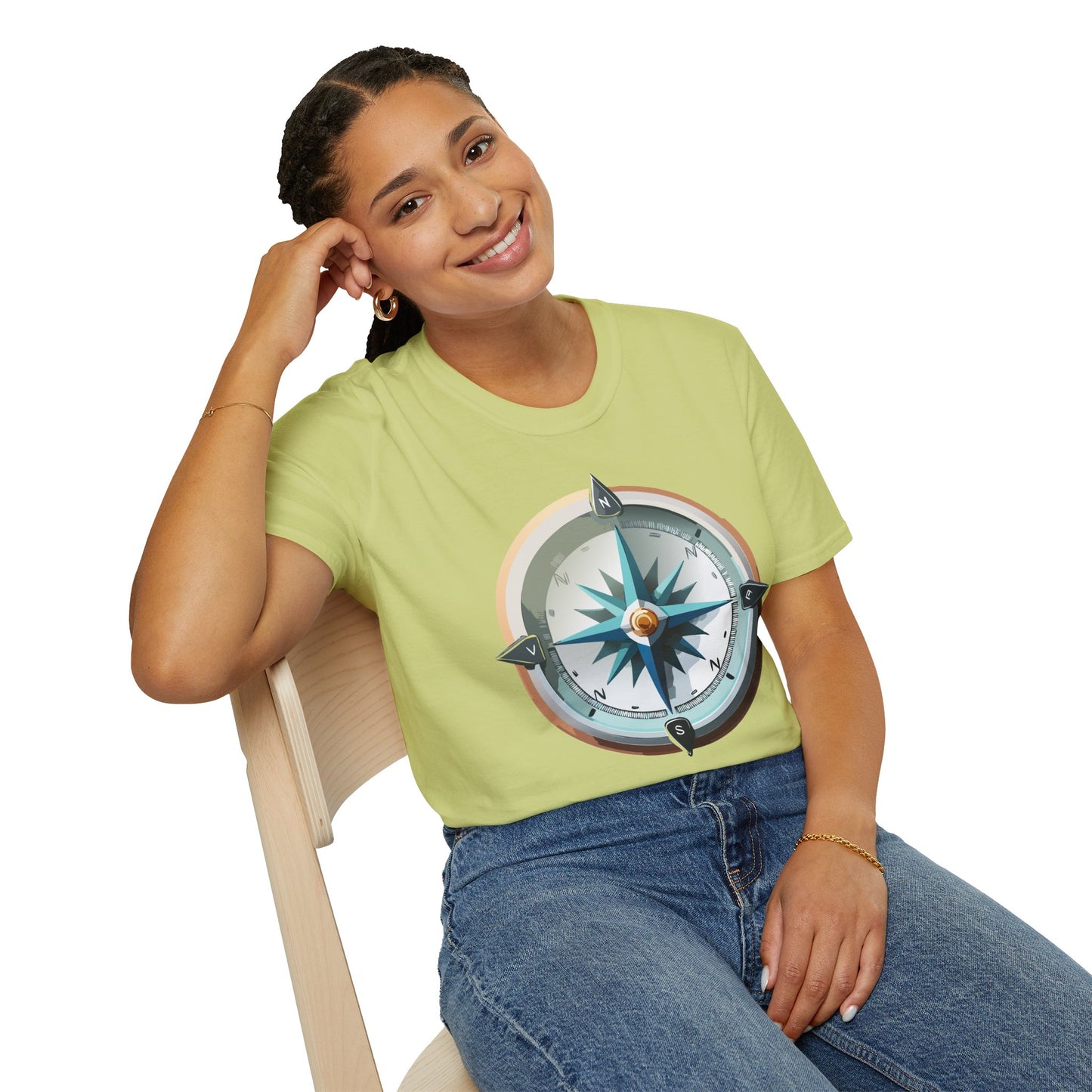 Compass T Shirt, Compass Shirt, Shirt with Compass, Navigator Shirt