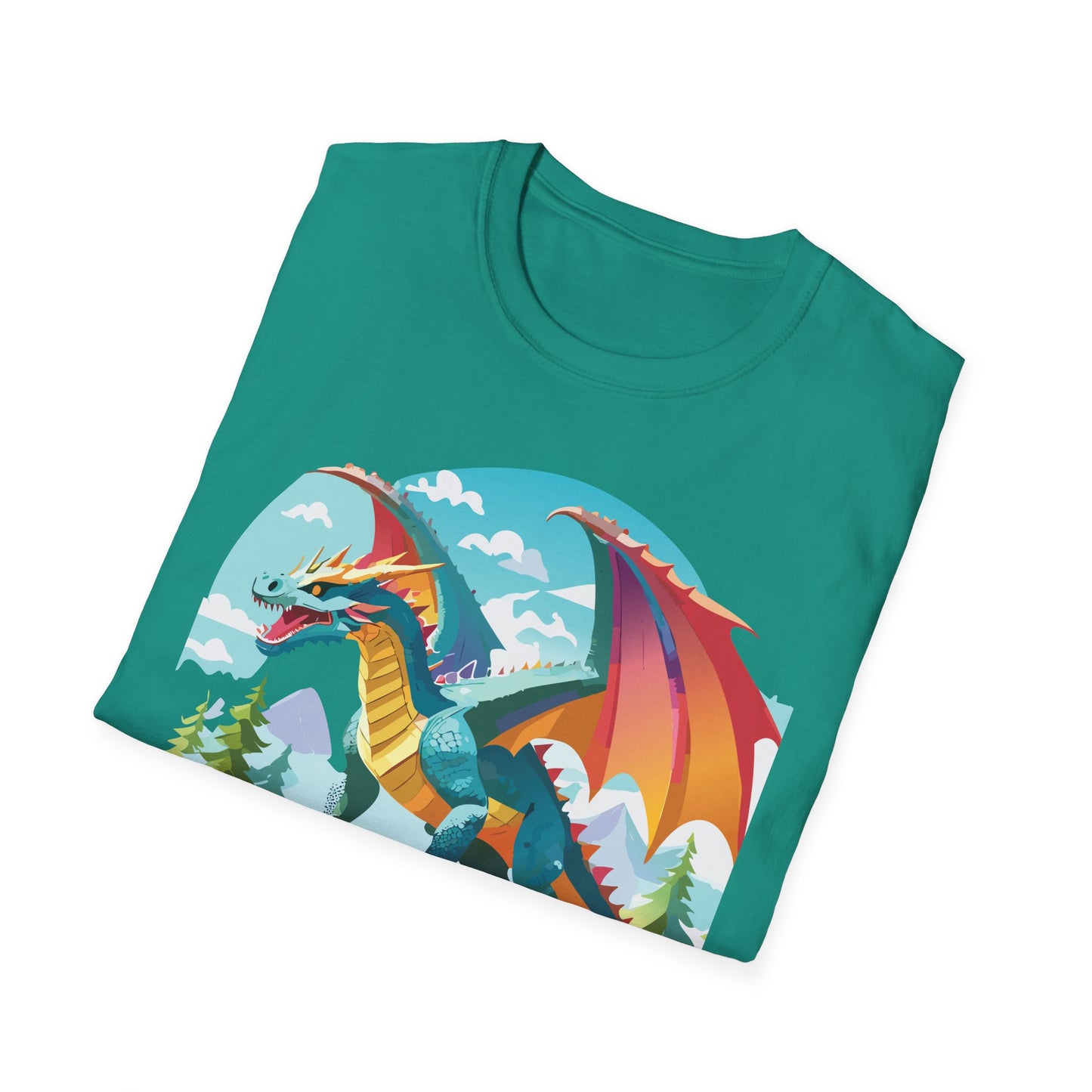 Dragon T Shirt, Dragon Shirt, Shirt with Animals, Animal Shirt