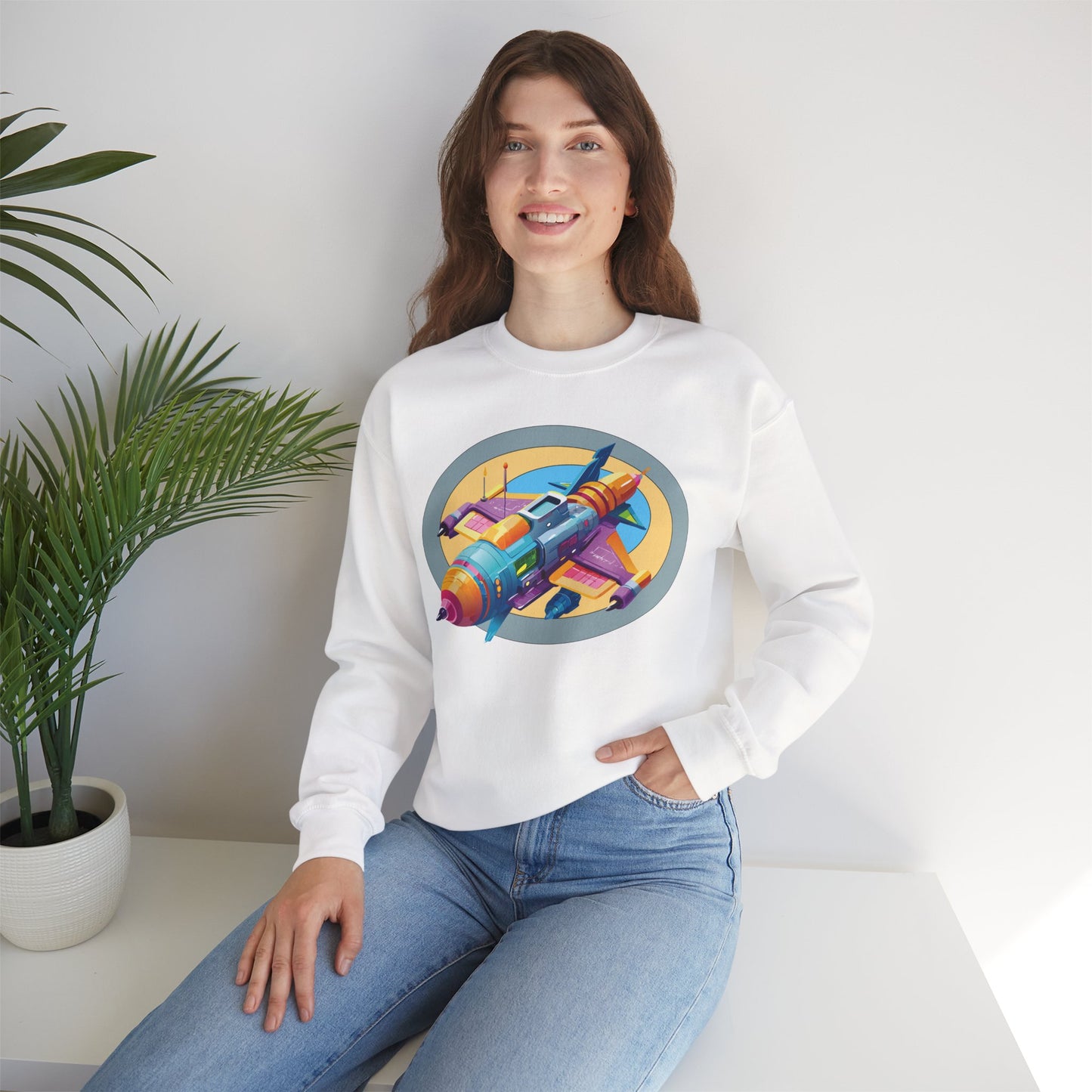 Space Shuttle Sweatshirt, Cosmic Sweatshirt, Astronaut Sweatshirt, Space Cosmic Sweatshirt