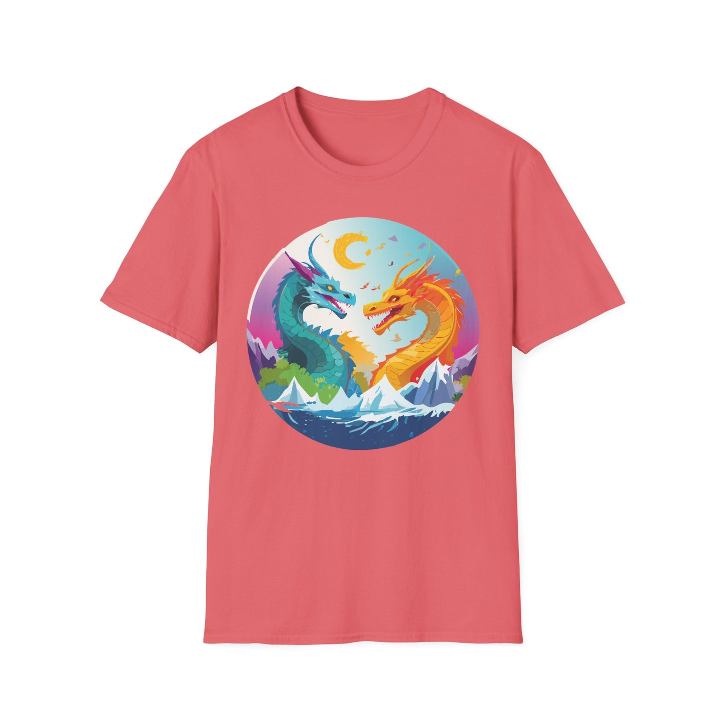 Dragon T Shirt, Dragon Shirt, Shirt with Animals, Animal Shirt