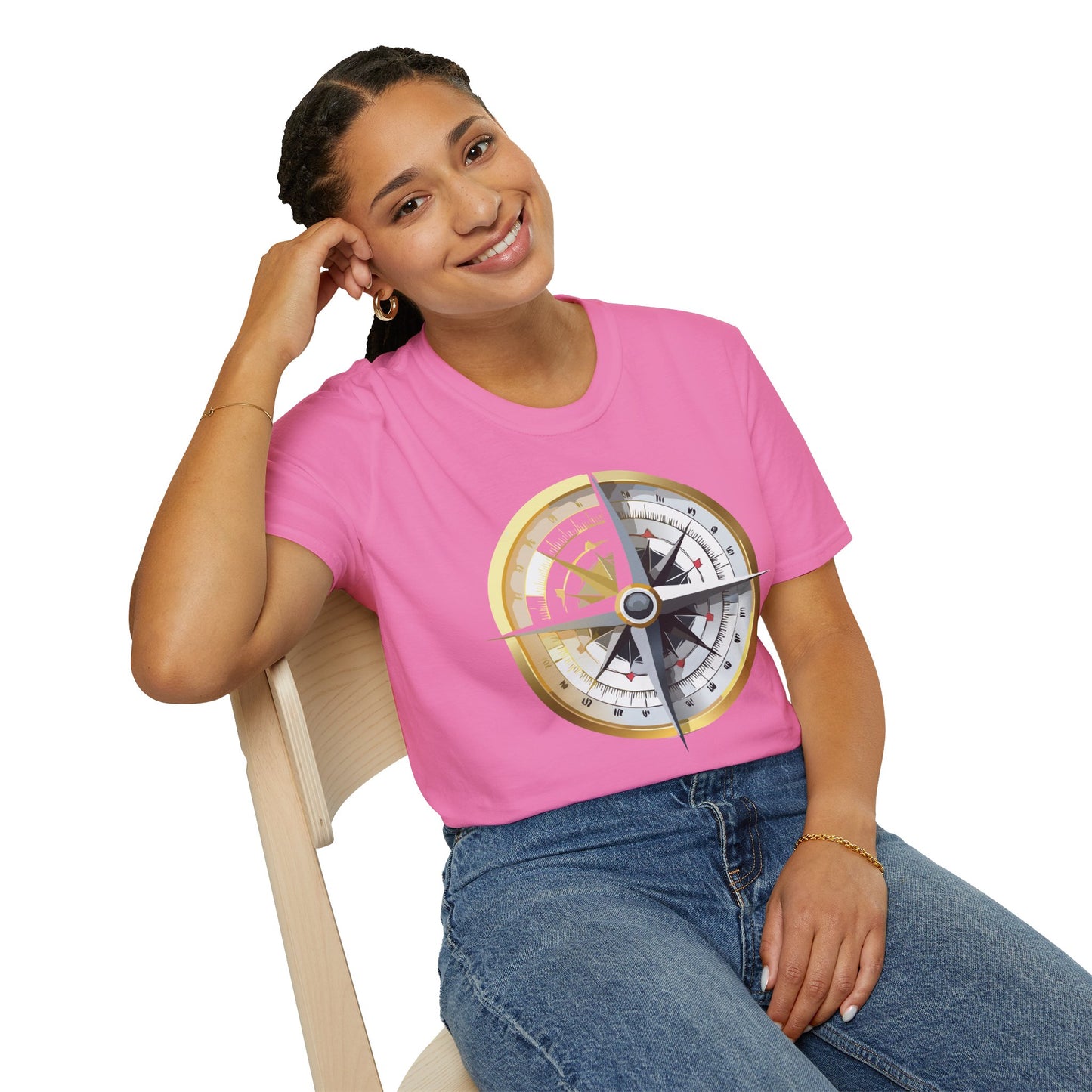 Compass T Shirt, Compass Shirt, Shirt with Compass, Navigator Shirt