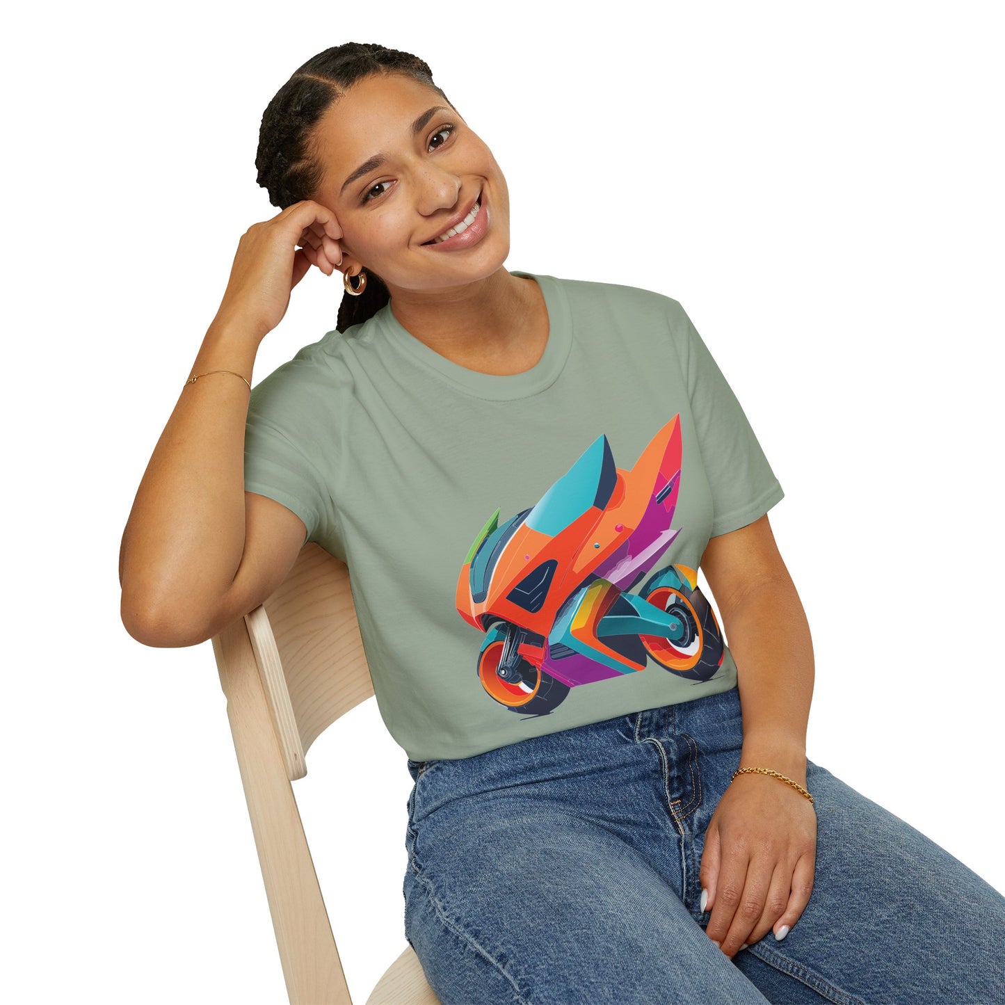 Bike T Shirt, Moto Shirt, Shirt with Motorcycle, MTB T Shirts