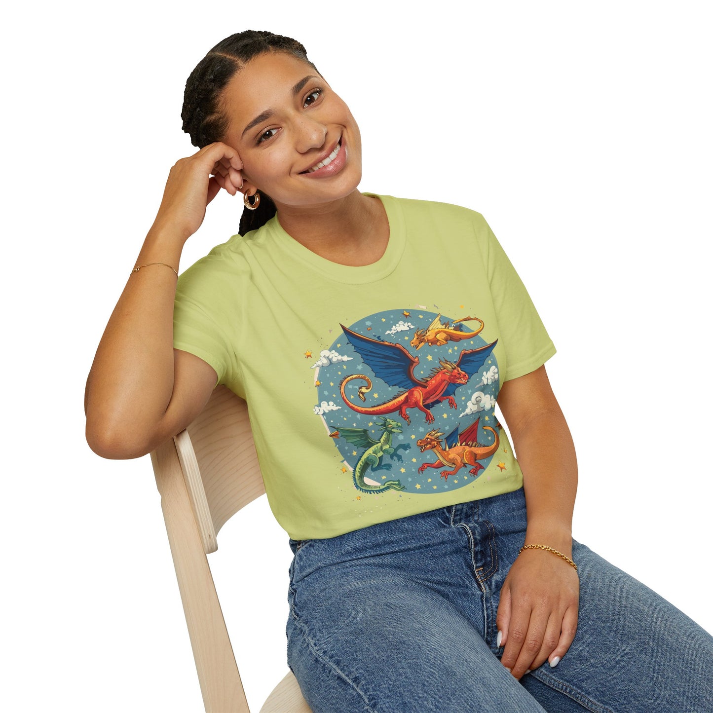 Dragon T Shirt, Dragon Shirt, Shirt with Animals, Animal Shirt