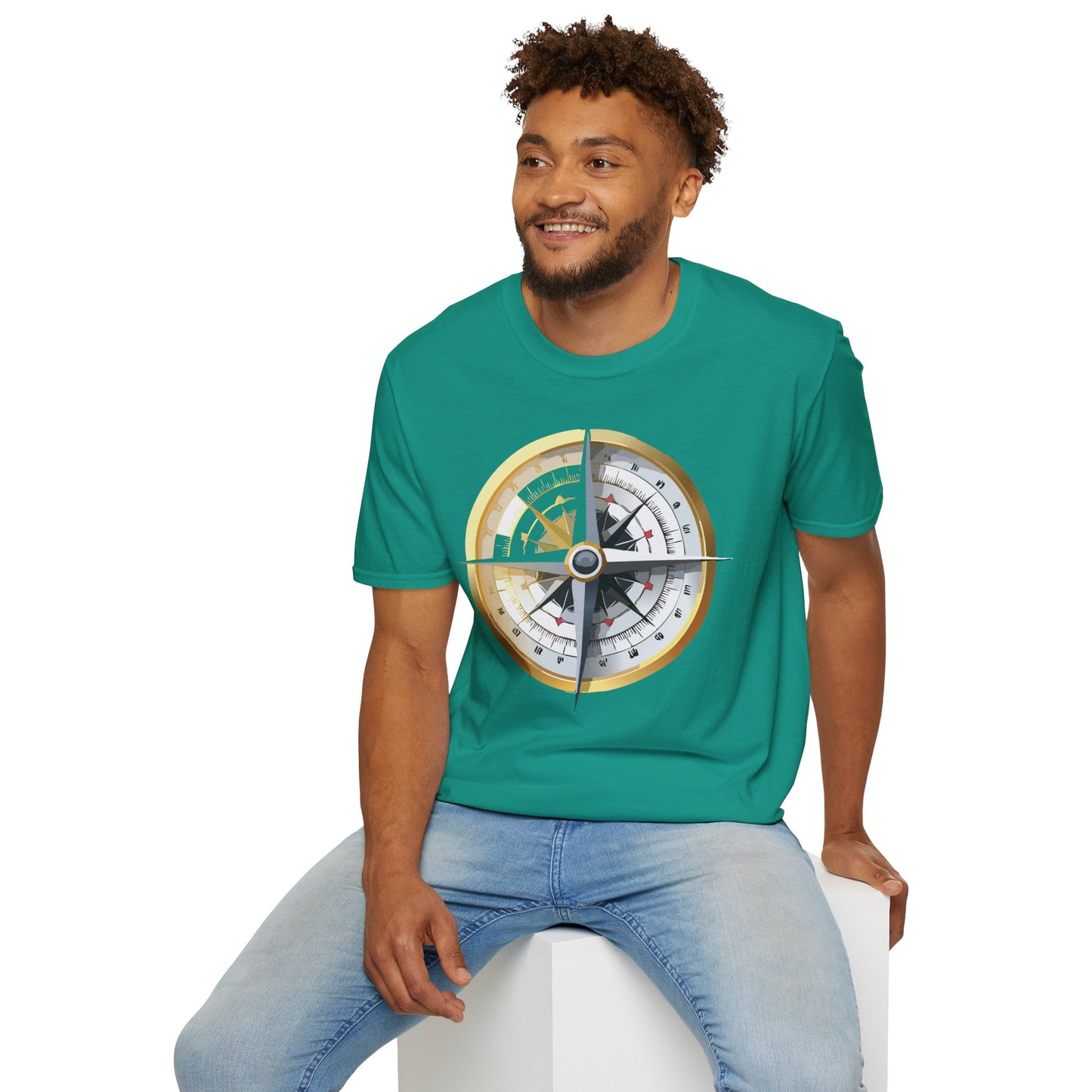 Compass T Shirt, Compass Shirt, Shirt with Compass, Navigator Shirt