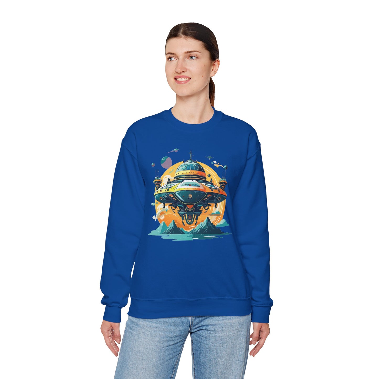 Space Shuttle Sweatshirt, Cosmic Sweatshirt, Astronaut Sweatshirt, Space Cosmic Sweatshirt