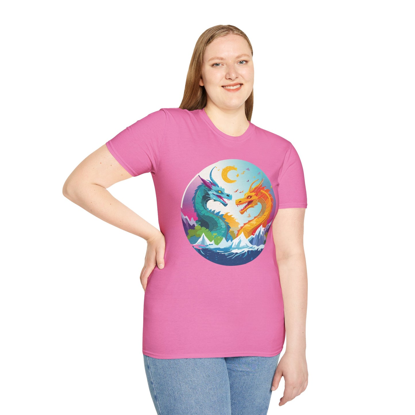 Dragon T Shirt, Dragon Shirt, Shirt with Animals, Animal Shirt
