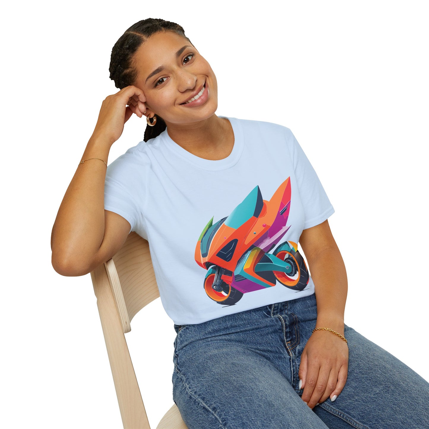 Bike T Shirt, Moto Shirt, Shirt with Motorcycle, MTB T Shirts