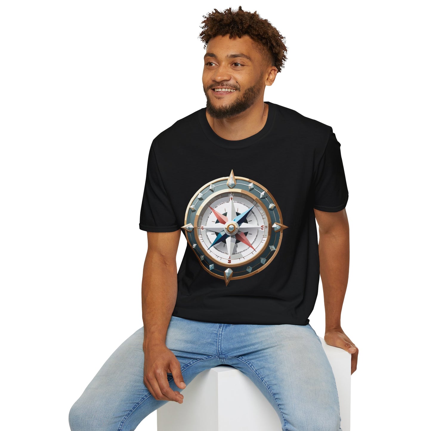 Compass T Shirt, Compass Shirt, Shirt with Compass, Navigator Shirt