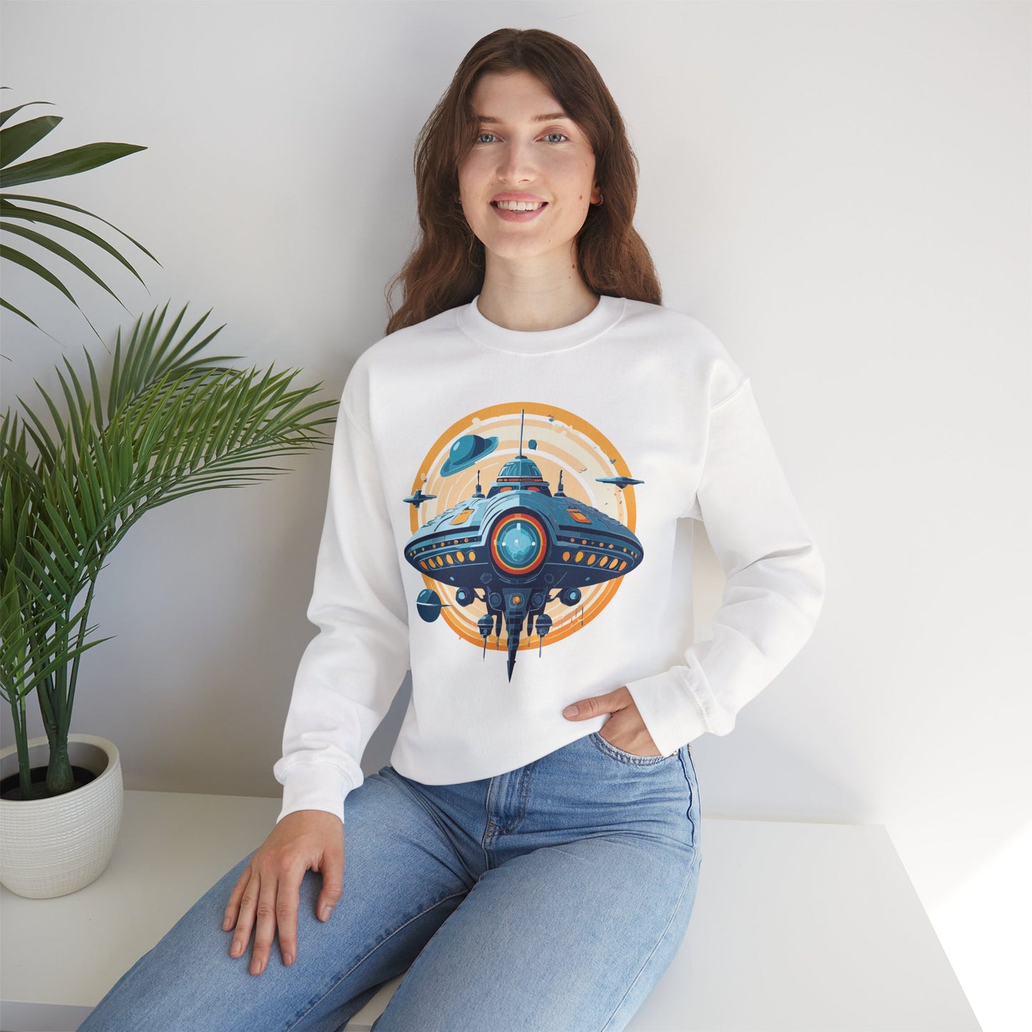 Space Shuttle Sweatshirt, Cosmic Sweatshirt, Astronaut Sweatshirt, Space Cosmic Sweatshirt