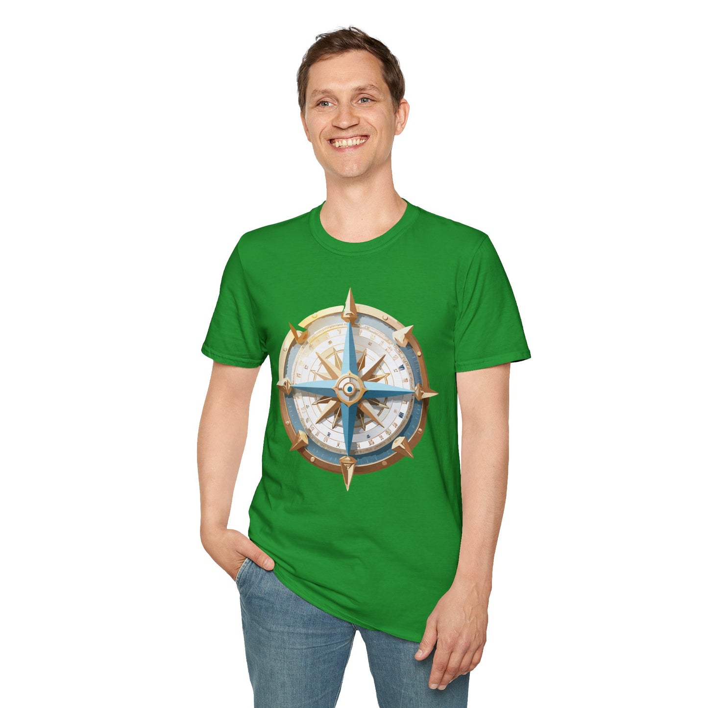 Compass T Shirt, Compass Shirt, Shirt with Compass, Navigator Shirt