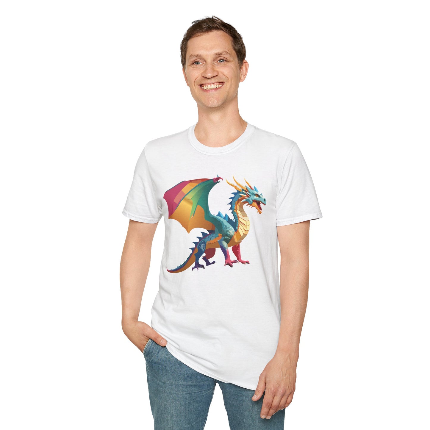 Dragon T Shirt, Dragon Shirt, Shirt with Animals, Animal Shirt