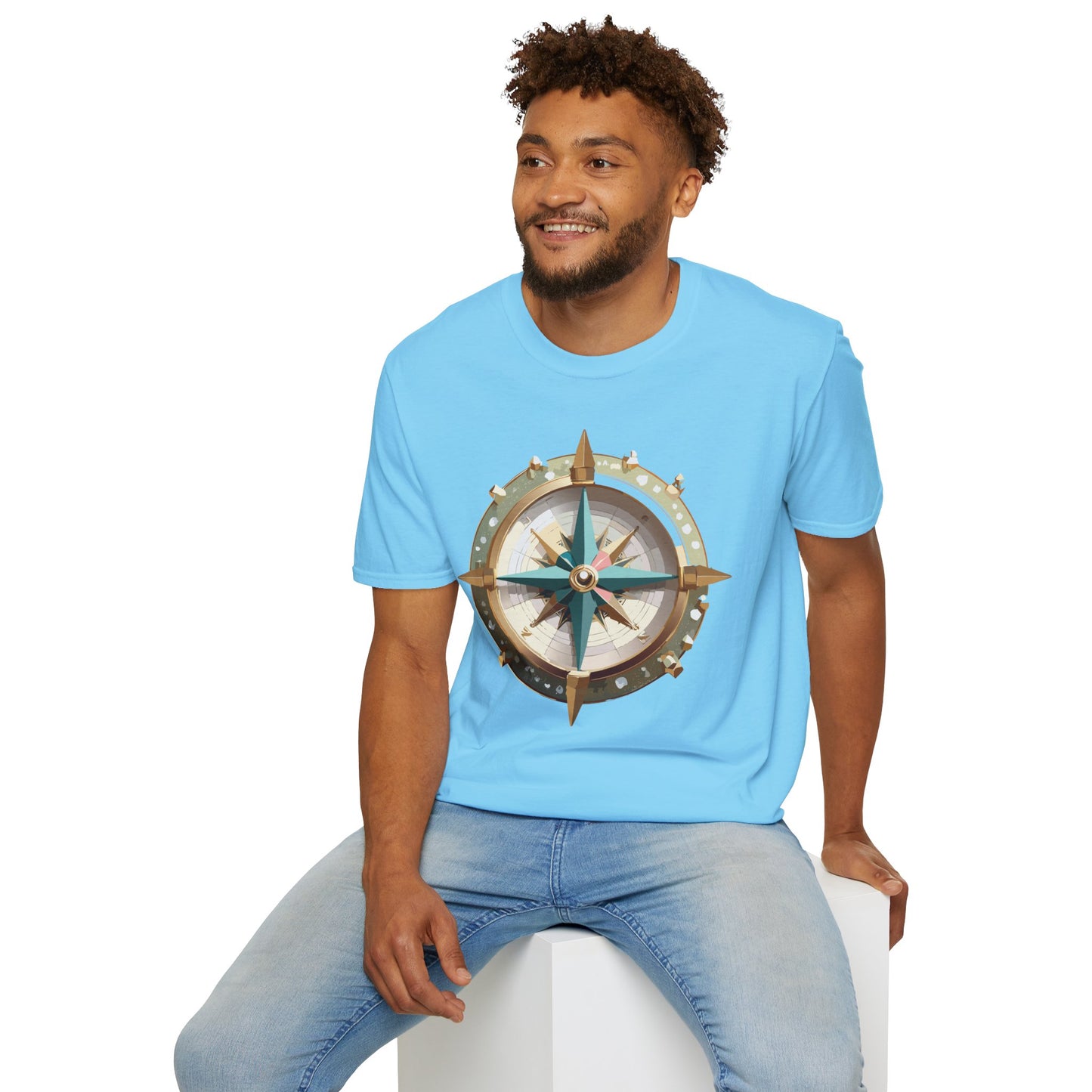 Compass T Shirt, Compass Shirt, Shirt with Compass, Navigator Shirt