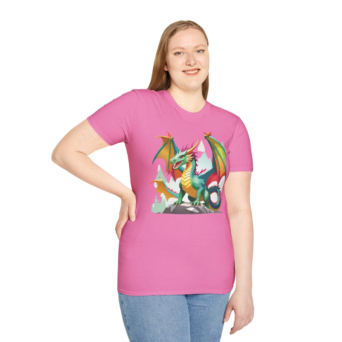 Dragon T Shirt, Dragon Shirt, Shirt with Animals, Animal Shirt