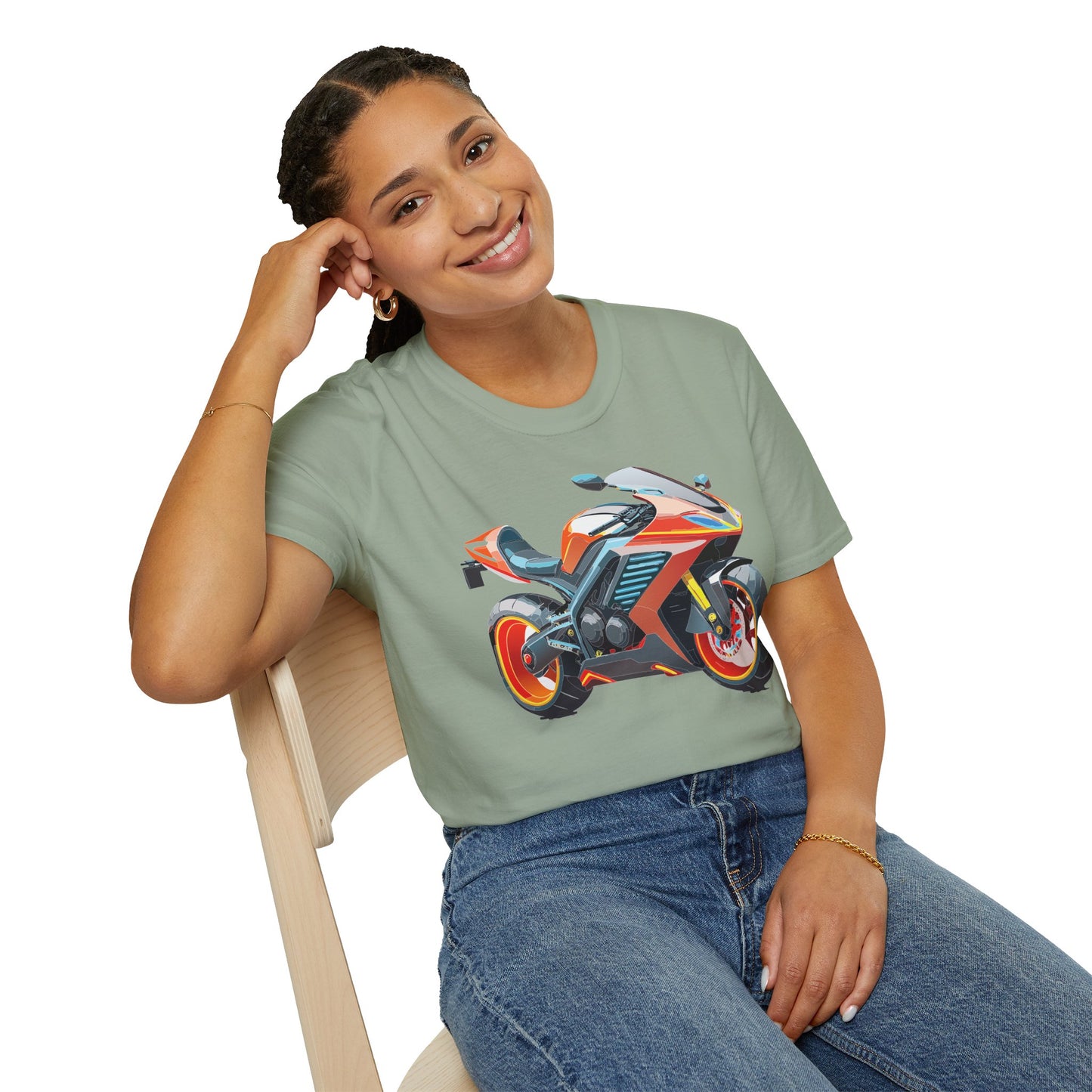 Bike T Shirt, Moto Shirt, Shirt with Motorcycle, MTB T Shirts