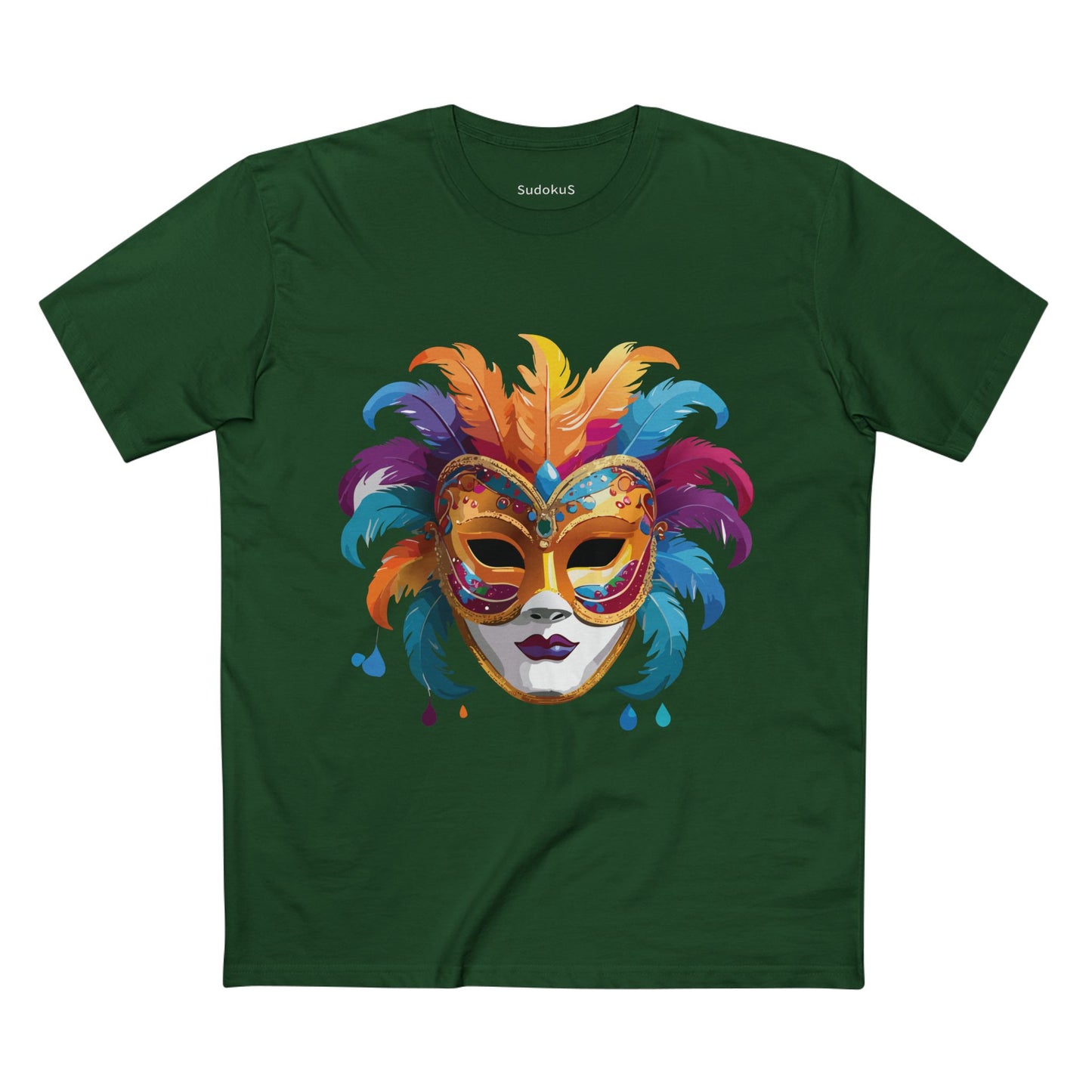 Mask Shirt, Shirt with Face - SudokuS