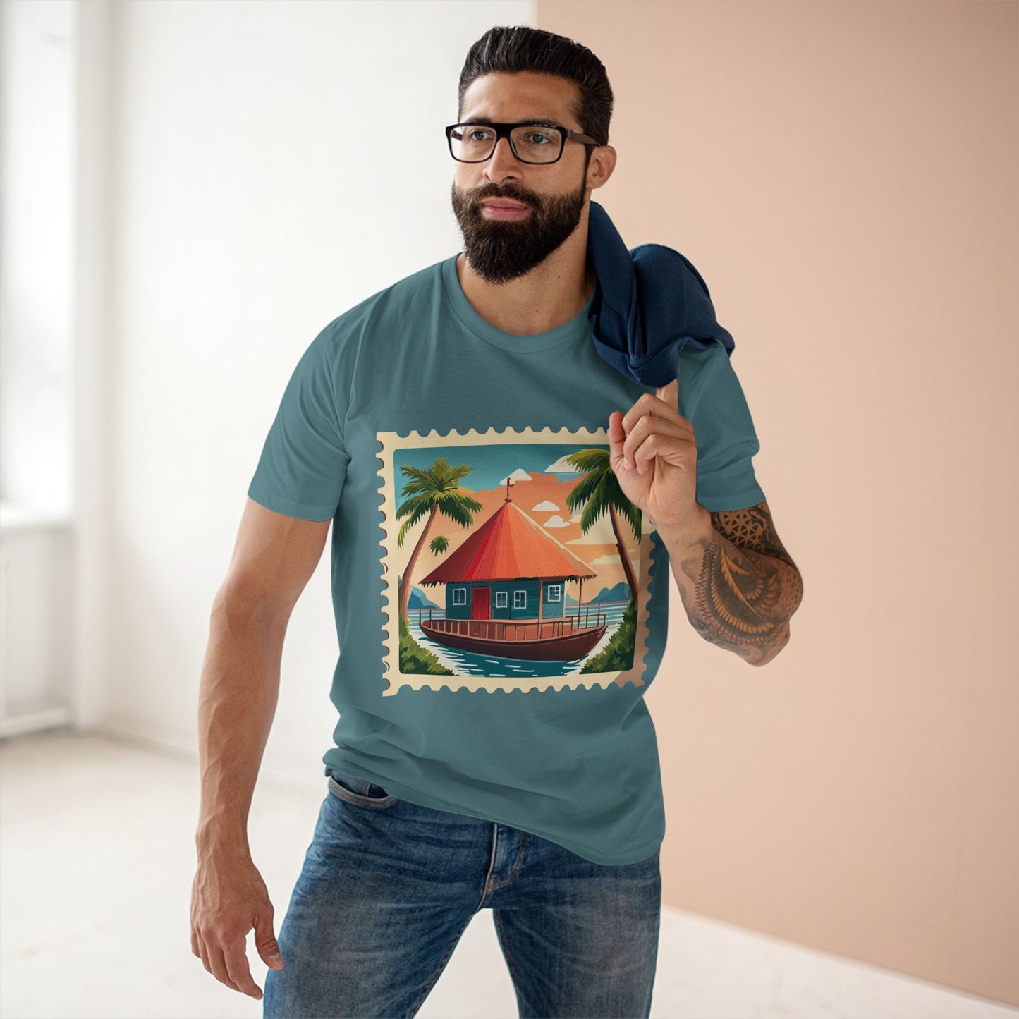 Stamp Shirt, Postage Stamp Shirt