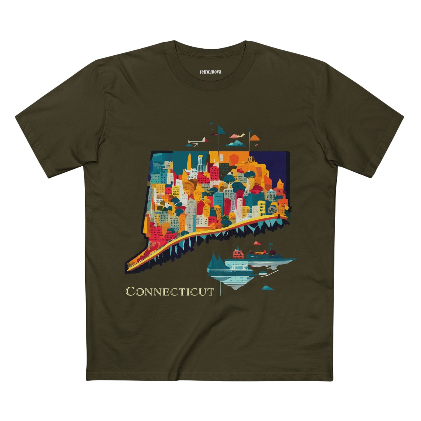 US State Shirts, Connecticut Shirt