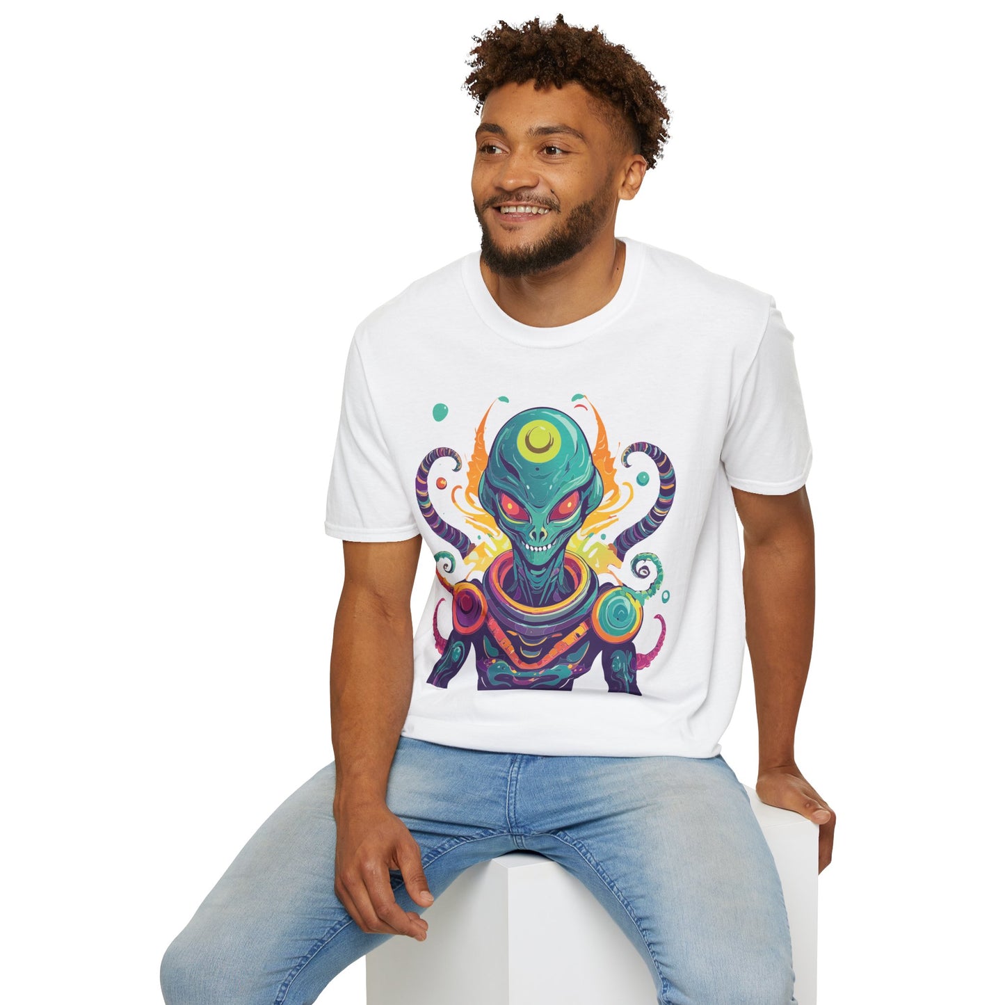 Alien T Shirt, Cosmos Shirt, Shirt with Aliens, Cosmo Shirts