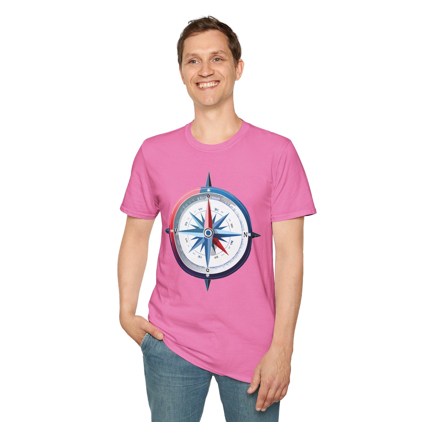 Compass T Shirt, Compass Shirt, Shirt with Compass, Navigator Shirt