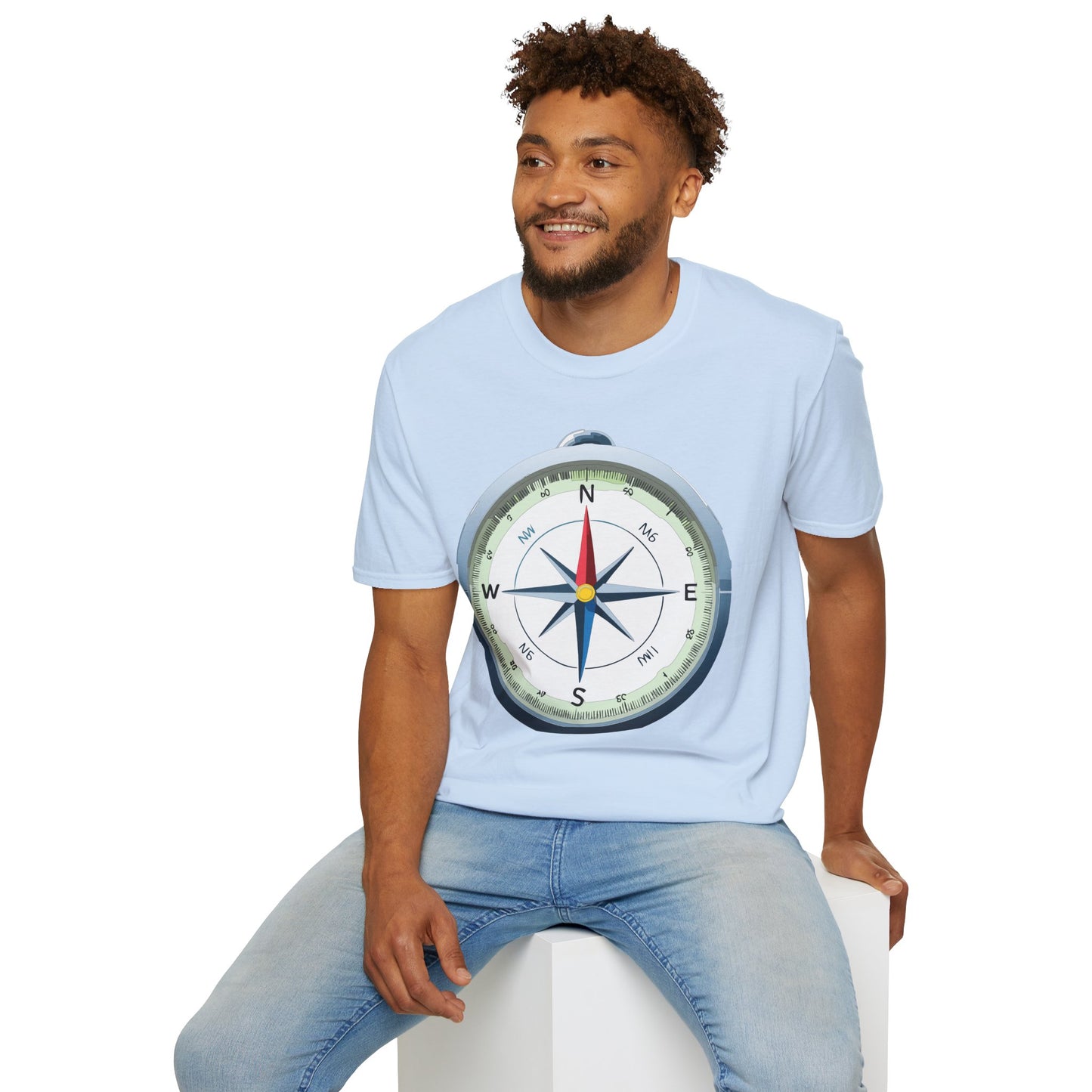Compass T Shirt, Compass Shirt, Shirt with Compass, Navigator Shirt