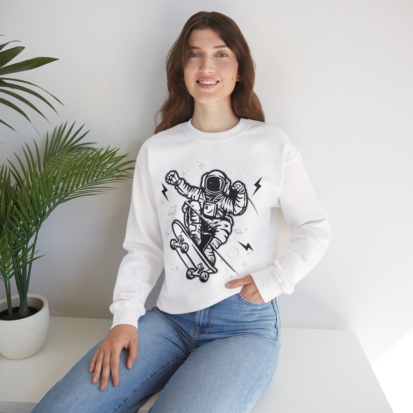 Space Shuttle Sweatshirt, Cosmic Sweatshirt, Astronaut Sweatshirt, Space Cosmic Sweatshirt